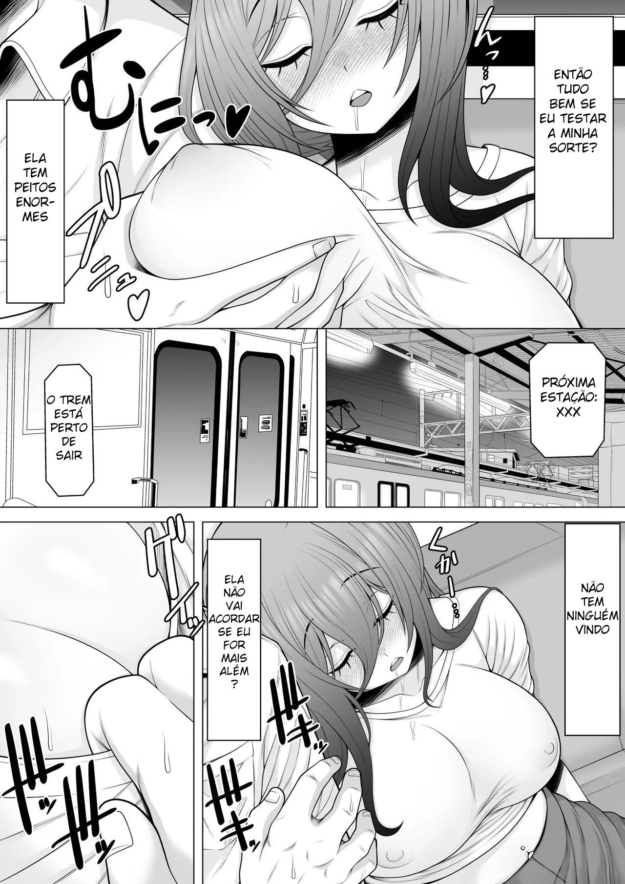Quando Entrei No Último Trem, Encontrei Uma Mulher Bêbada, Então a Fodi Enquanto Ela Dormia - Page 7