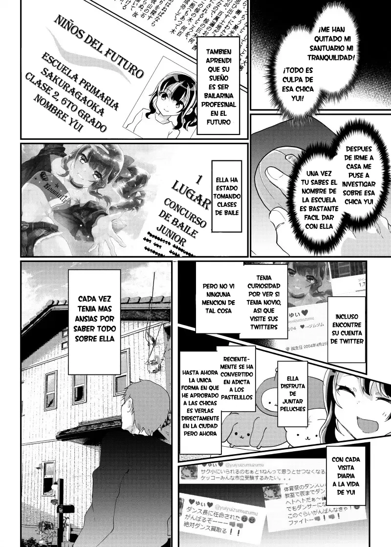 Gal JS Yui-chan to Shojo Chuu Raper | La pequeña Yui y el violador virgen - Page 7