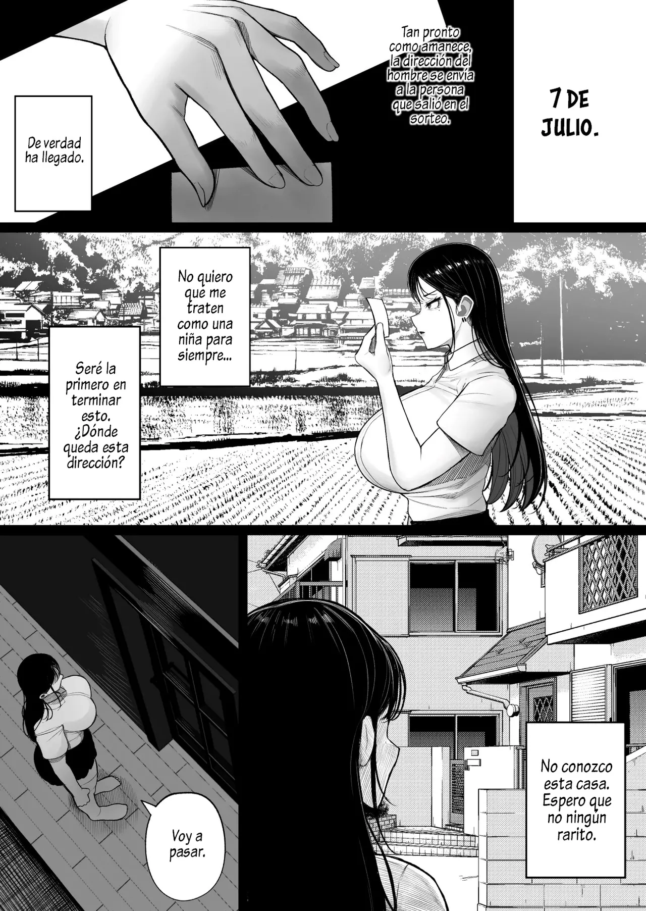 Mura no Kishuu de Bakunyuu Yankee to Yareta Hanashi | Pude Tener Sexo Con Una Delincuente De Pechos Enormes Debido A Una Extraña Costumbre Del Pueblo - Page 8