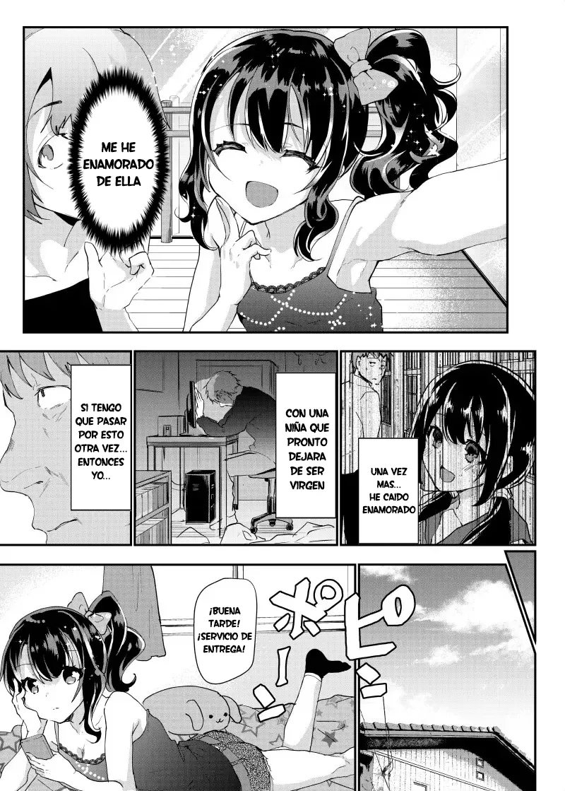 Gal JS Yui-chan to Shojo Chuu Raper | La pequeña Yui y el violador virgen - Page 8