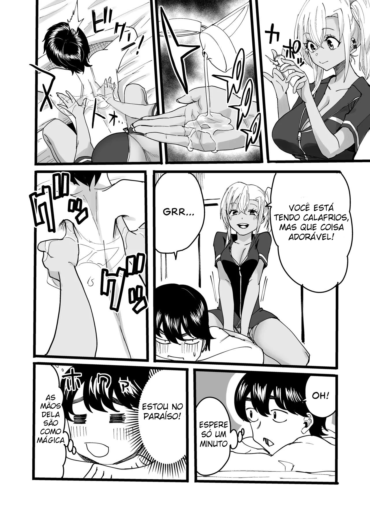Finais Felizes Com Uma Massoterapeuta Gyaru Bronzeada - Page 9