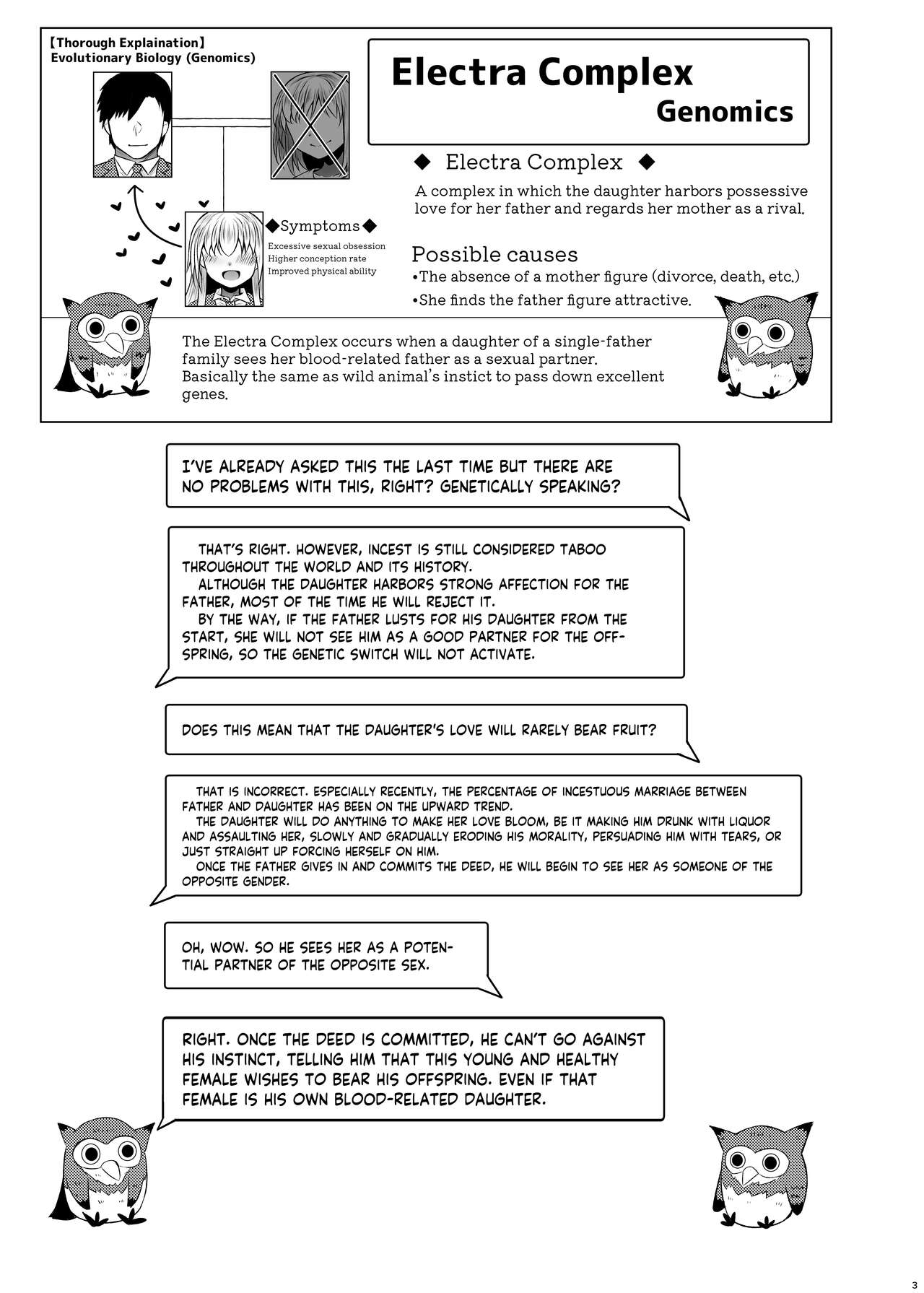 Idensei Shikkan no Risk ga Nai nara Papa to Kozukuri Shite mo Ii yo ne 2 | If there’s no risk of genetic disorder, then I can have a child with my dad, right? 2 - Page 3