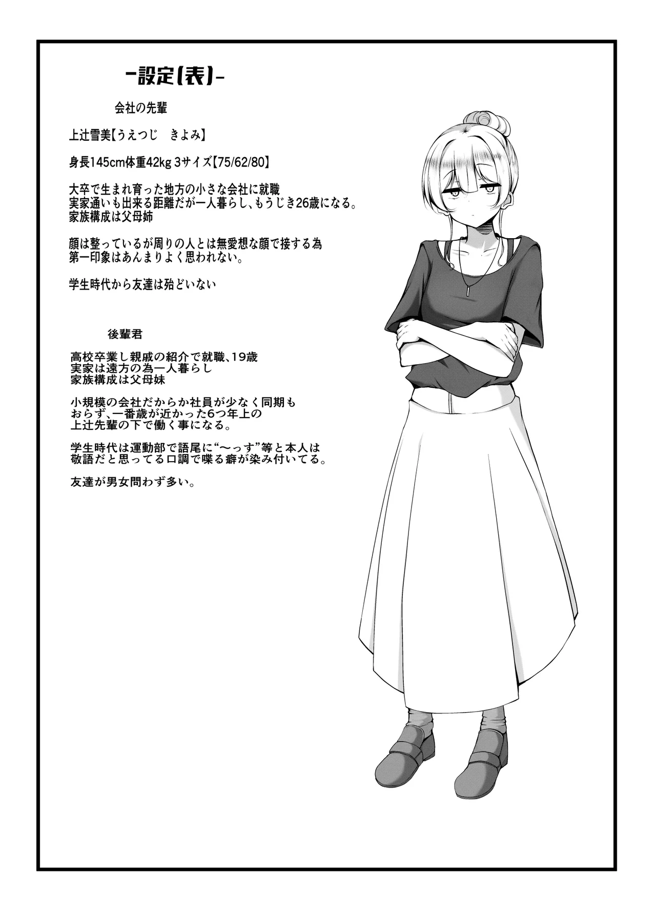 Ketsuge Haeteru Kaisha no Senpai to Tsukiau Hanashi - Page 3
