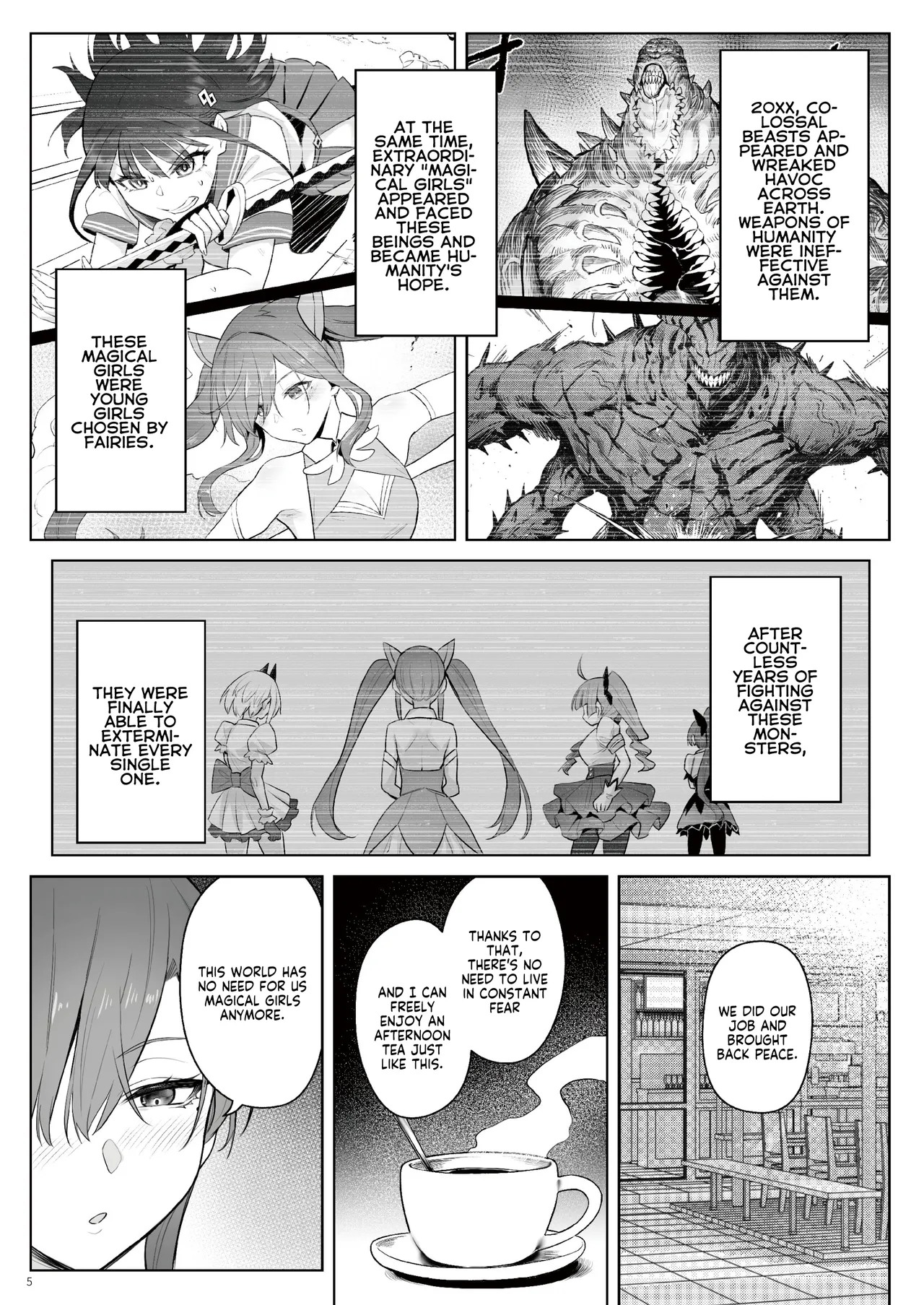 Moto Mahou Shoujo no Shigoto Hanashi Ao Zenjitsutan | Former Magical Girl Blue’s Work: The Prequel - Page 4