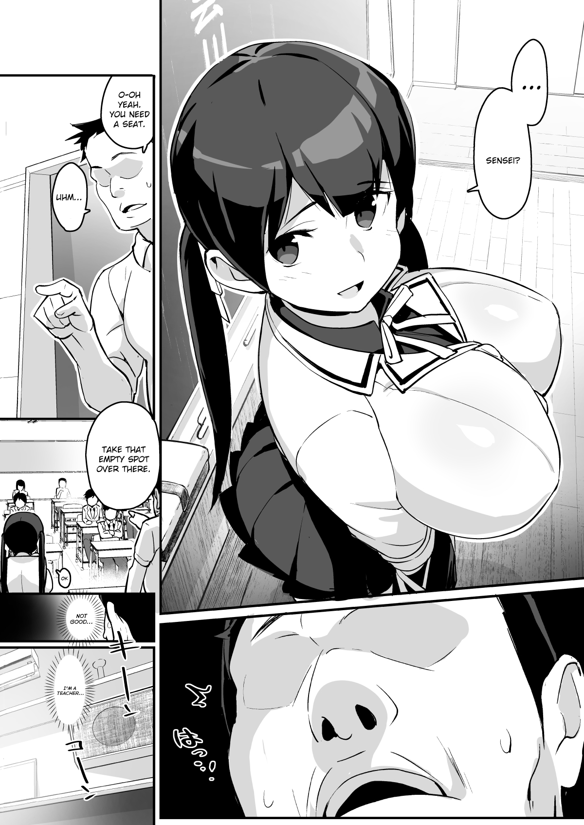 Muchimuchi Kyonyuu Tenkousei Kumokawa Suzuran - Page 8