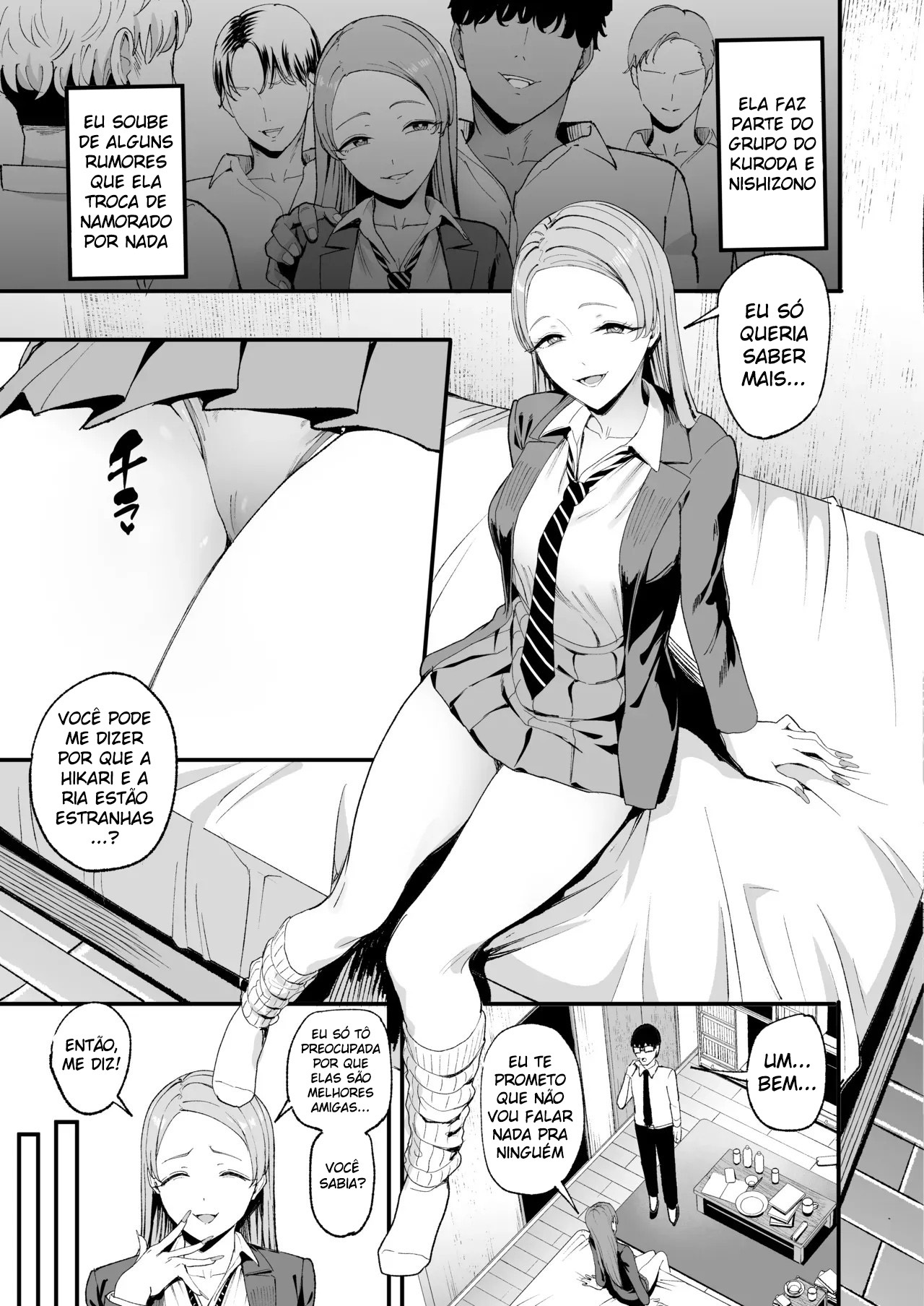Minha amiga Gyaru me Deixa Usar a Buceta Dela 4 - Page 10