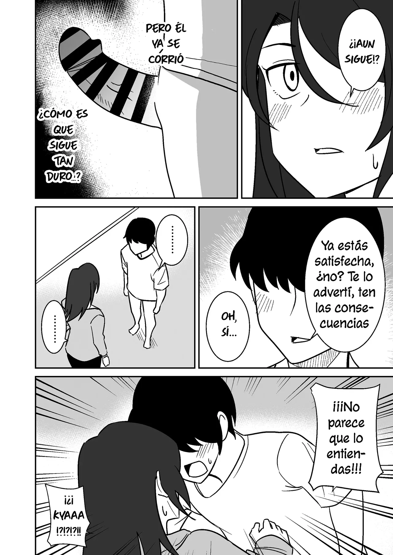 Shiri no Dekai MotoYan Hitozuma ni Tanetsuke Press-suru Hanashi | Una Historia Sobre una Esposa Ex Delincuente con un Gran Trasero que Queda Embarazada - Page 11