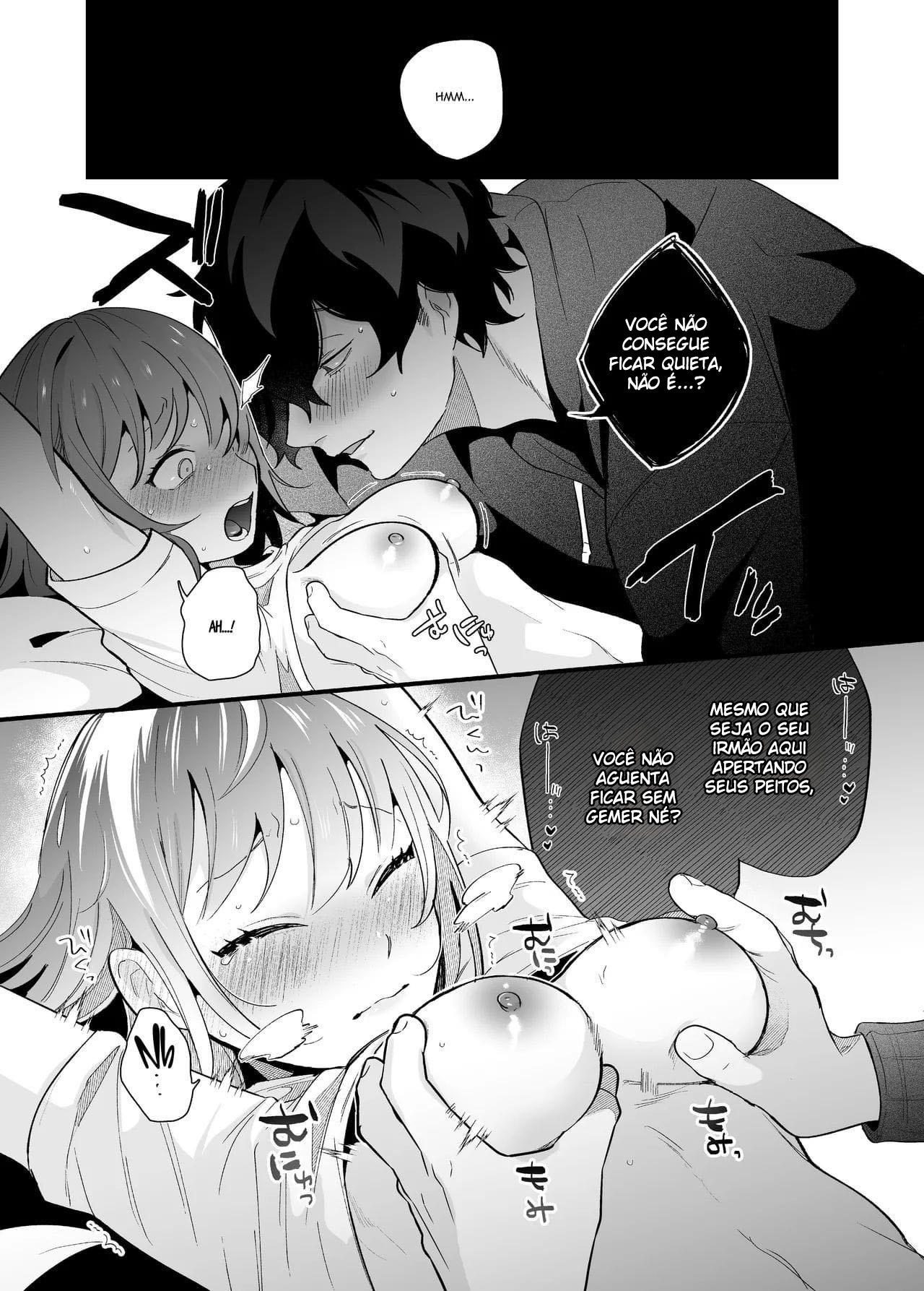 Sexo Sonâmbulo Com Meu Meio-Irmão Louco - Page 13