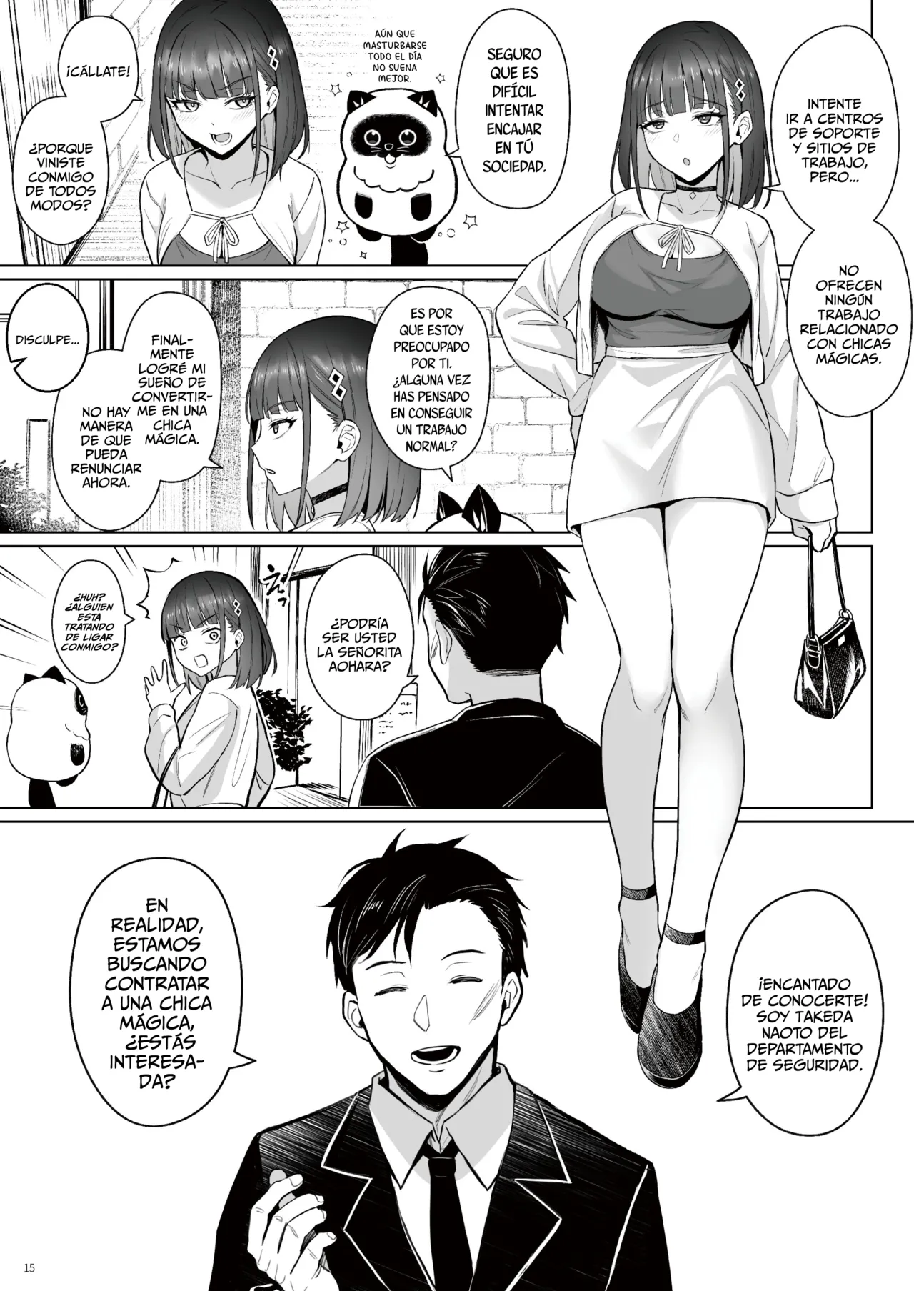 Moto Mahou Shoujo no Shigoto Hanashi Ao Zenjitsutan | El Trabajo De La Ex Chica Mágica Azul ~Prologo~ - Page 14