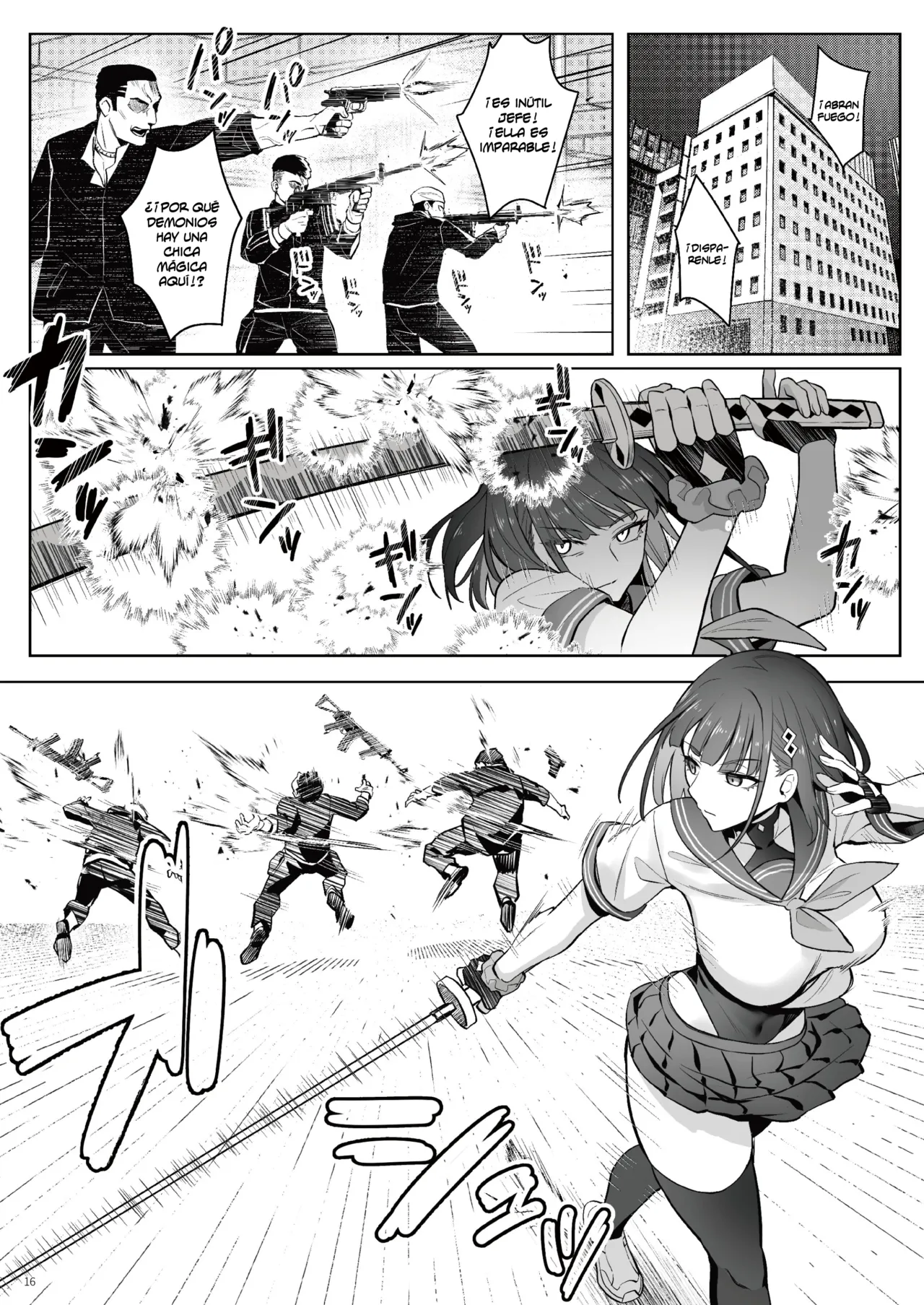 Moto Mahou Shoujo no Shigoto Hanashi Ao Zenjitsutan | El Trabajo De La Ex Chica Mágica Azul ~Prologo~ - Page 15