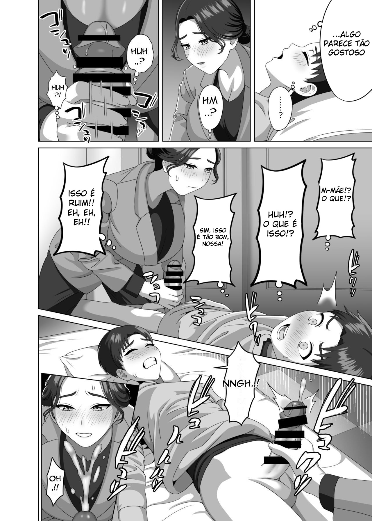 Uma Mãe Fica Excitada Com a Ereção Matinal do Filho - Page 15