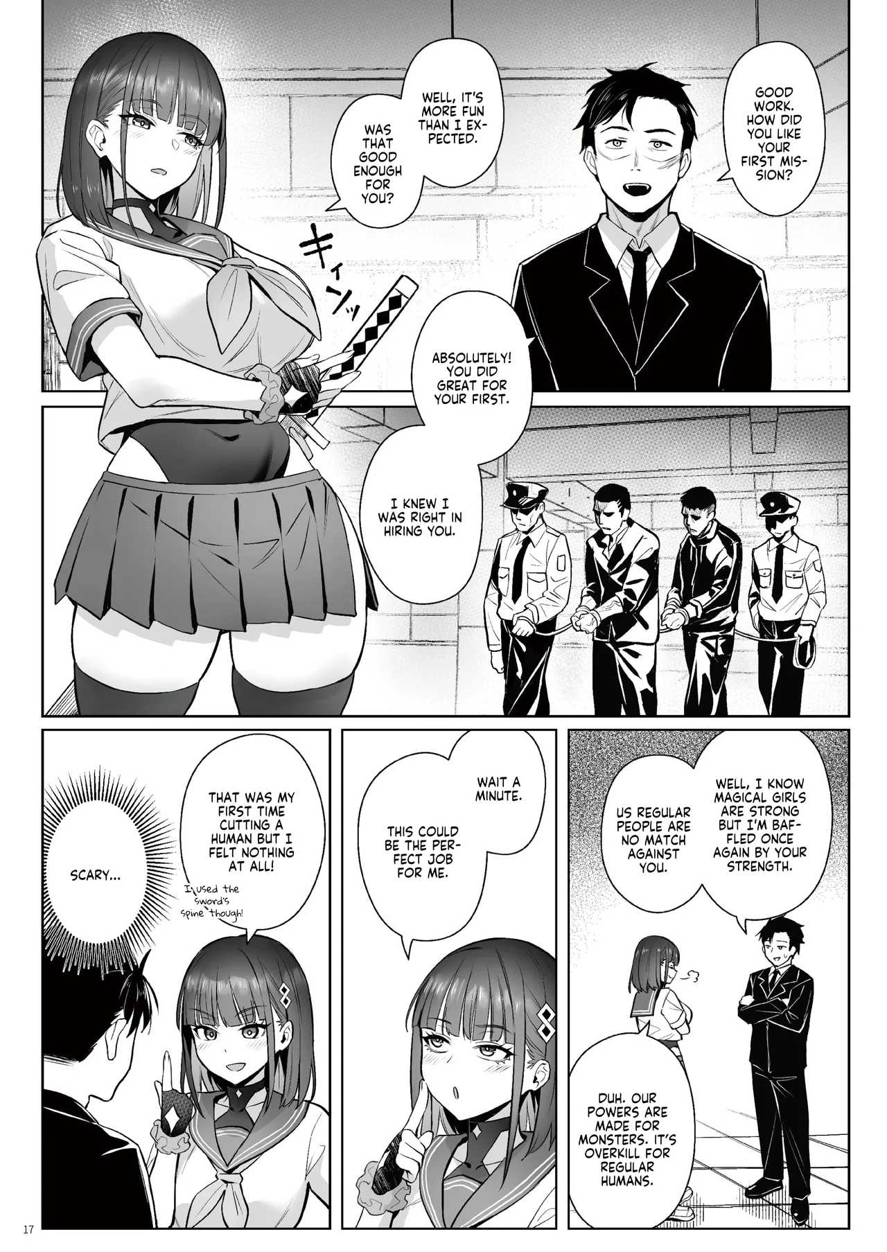 Moto Mahou Shoujo no Shigoto Hanashi Ao Zenjitsutan | Former Magical Girl Blue’s Work: The Prequel - Page 16