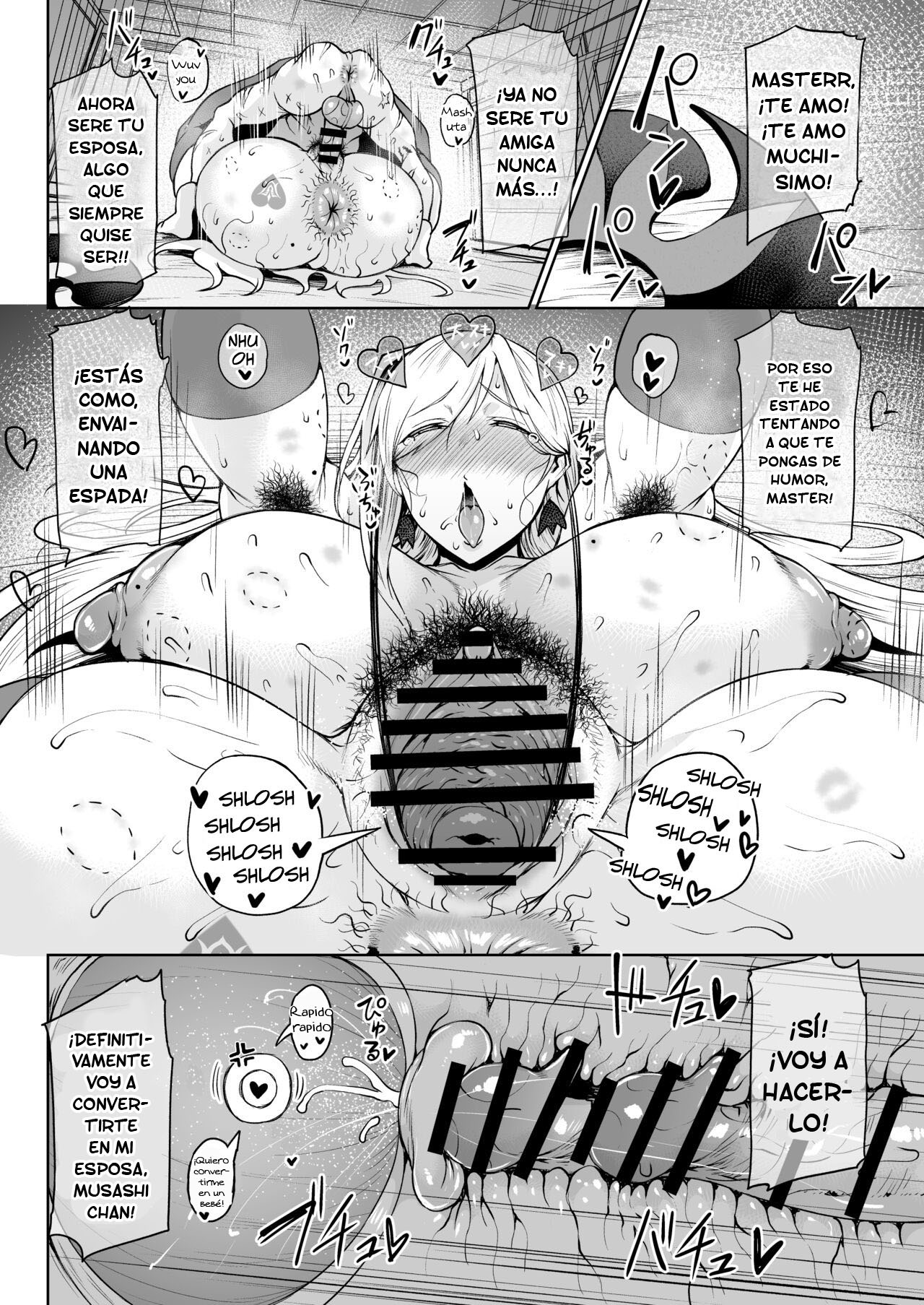Dosukebe Kengou Koiguchi Chaki Chaki + Omake Paper | Espadachina pervertida no deja de jugar con su Master - Page 17