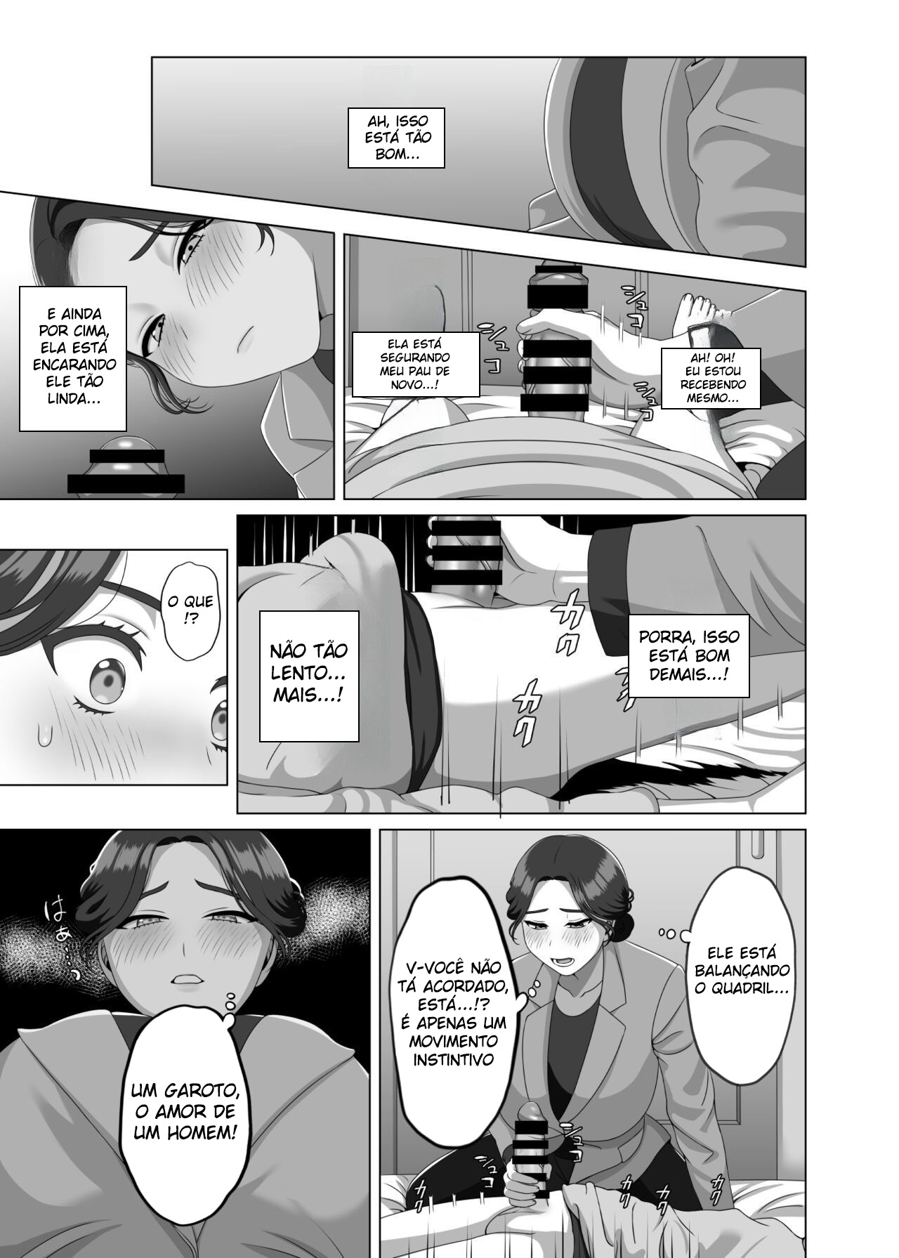 Uma Mãe Fica Excitada Com a Ereção Matinal do Filho - Page 18