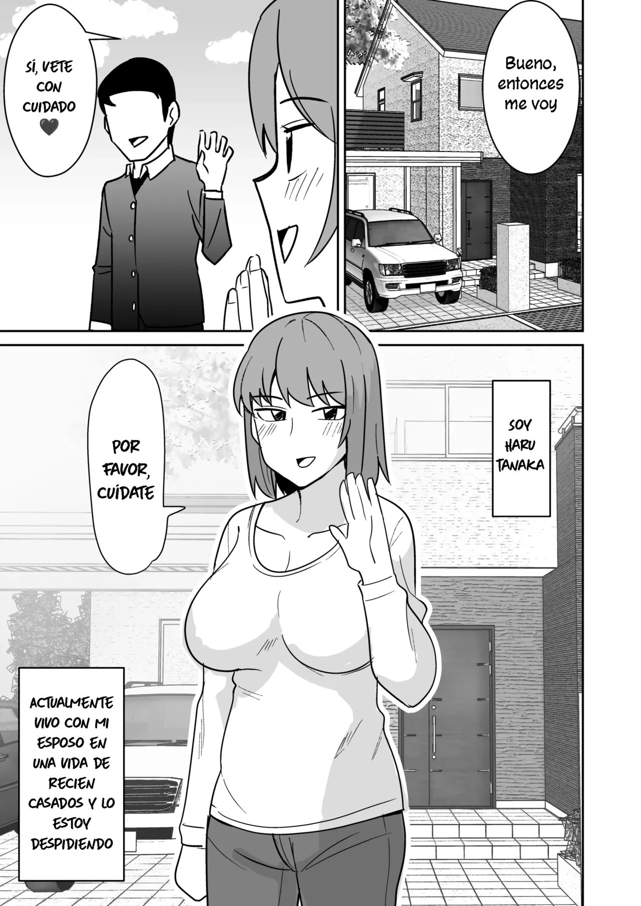 Kyokou Hitozuma wo Hametaoshite Kairaku Ochisaseru Hanashi | Una Historia Sobre una Mujer Casada con un Culo Enorme que es Follada y Llevada al Placer - Page 2