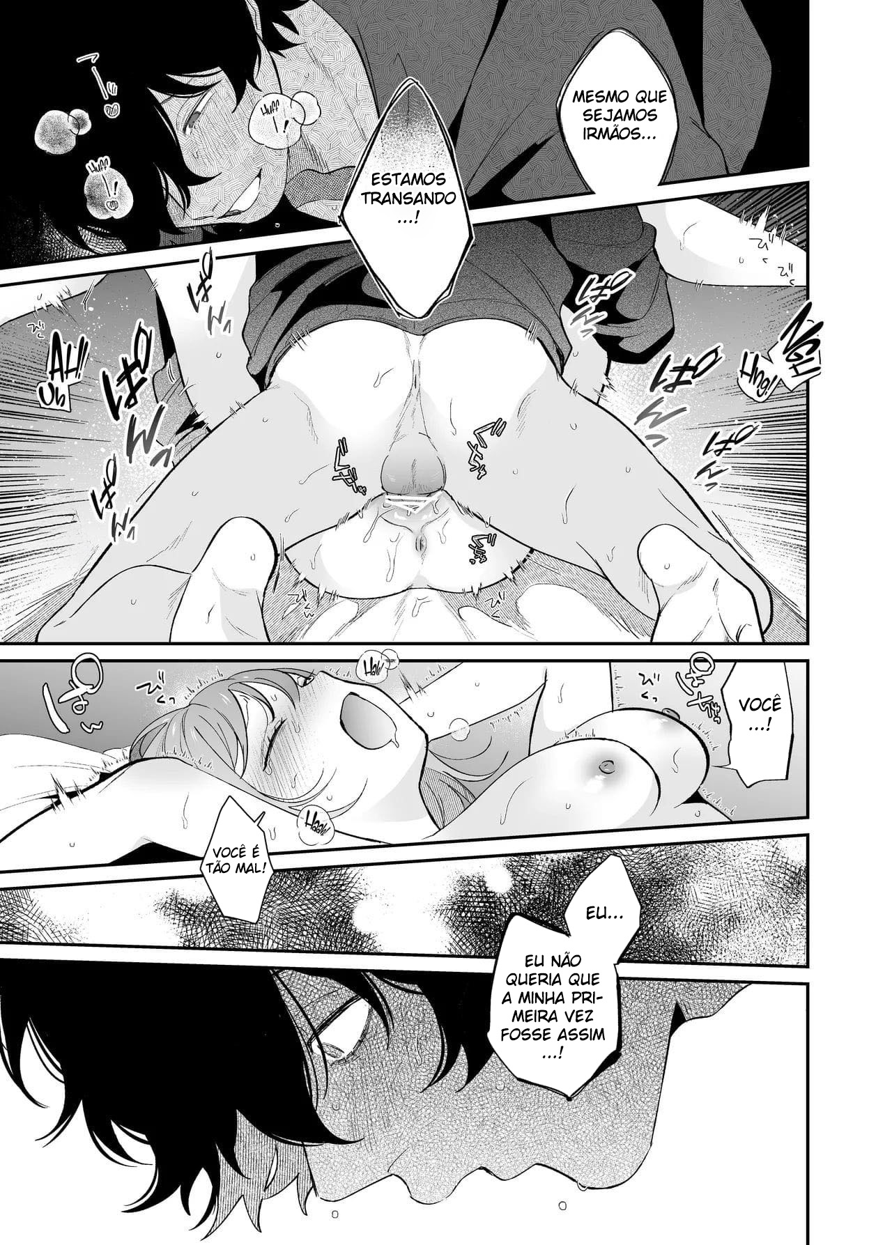 Sexo Sonâmbulo Com Meu Meio-Irmão Louco - Page 24