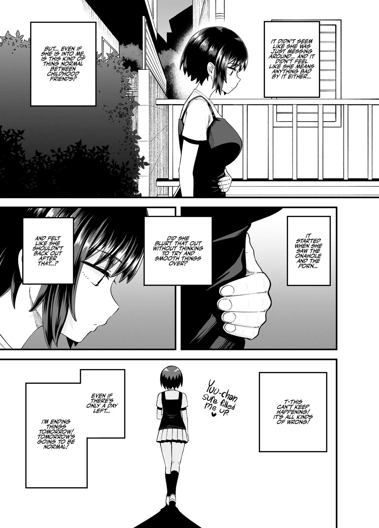 Soen ni Natteta Osananajimi ga Okuchi Onaho Gayoi Shite Kuru Mikkakan | Three Days Treating My Estranged Friend As An Oral Fuckhole - Page 27