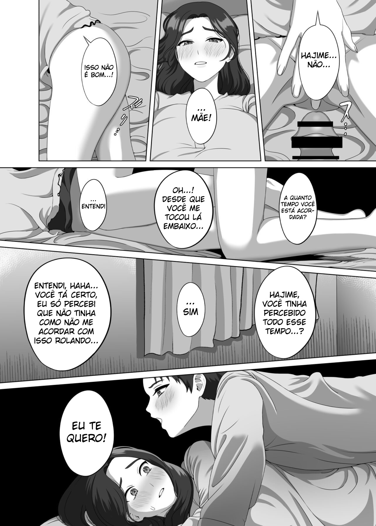 Uma Mãe Fica Excitada Com a Ereção Matinal do Filho - Page 28