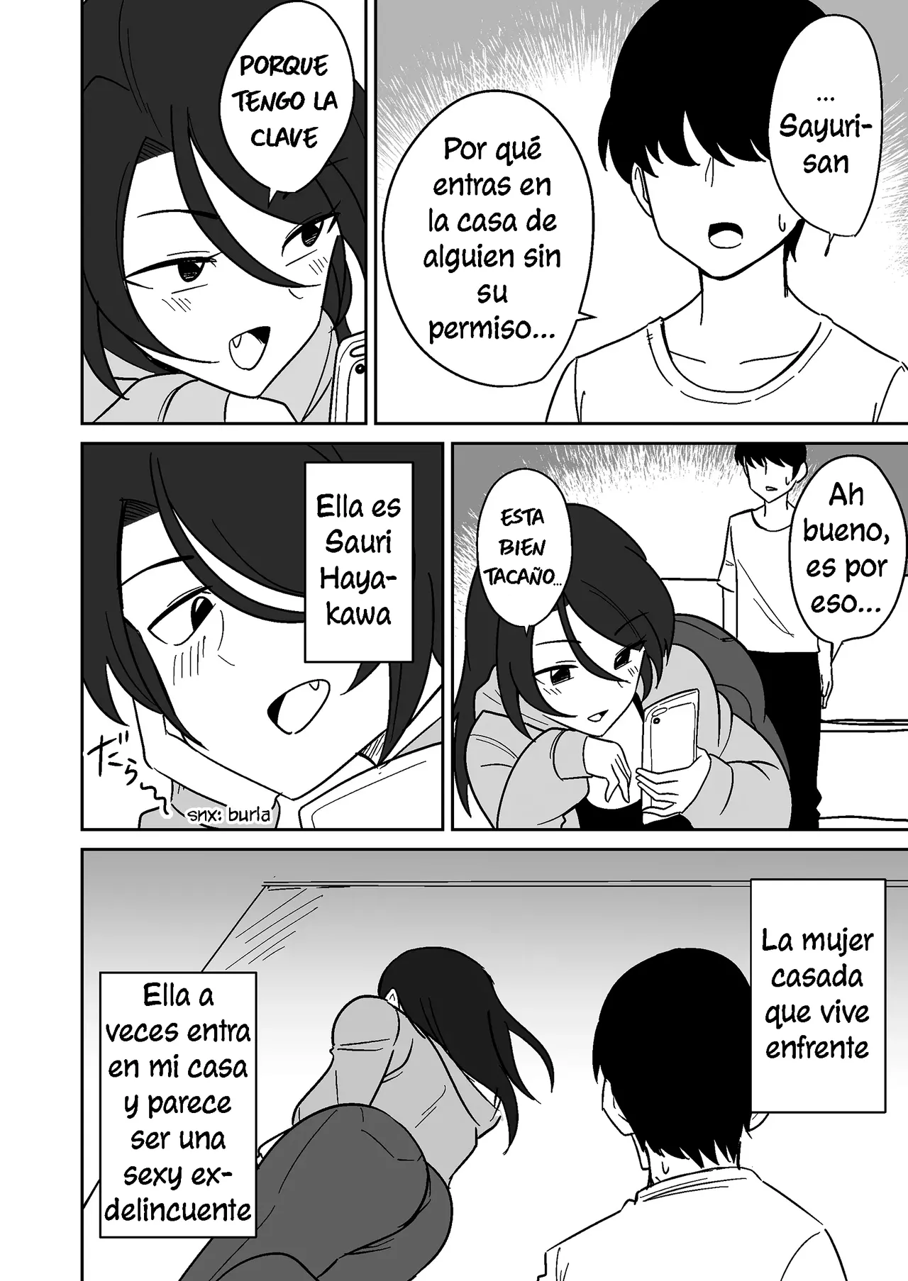 Shiri no Dekai MotoYan Hitozuma ni Tanetsuke Press-suru Hanashi | Una Historia Sobre una Esposa Ex Delincuente con un Gran Trasero que Queda Embarazada - Page 3