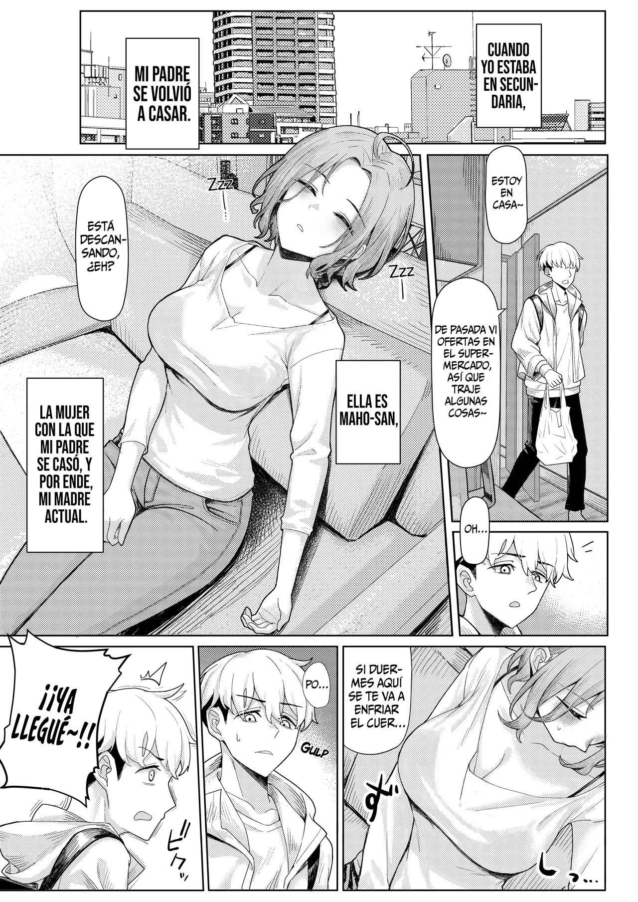 Chichi no Saikon de Doukyo suru Koto ni Natta Gibo no Gijou Shimai to Kawarugawaru Sex shite shimatta Hon - Page 3