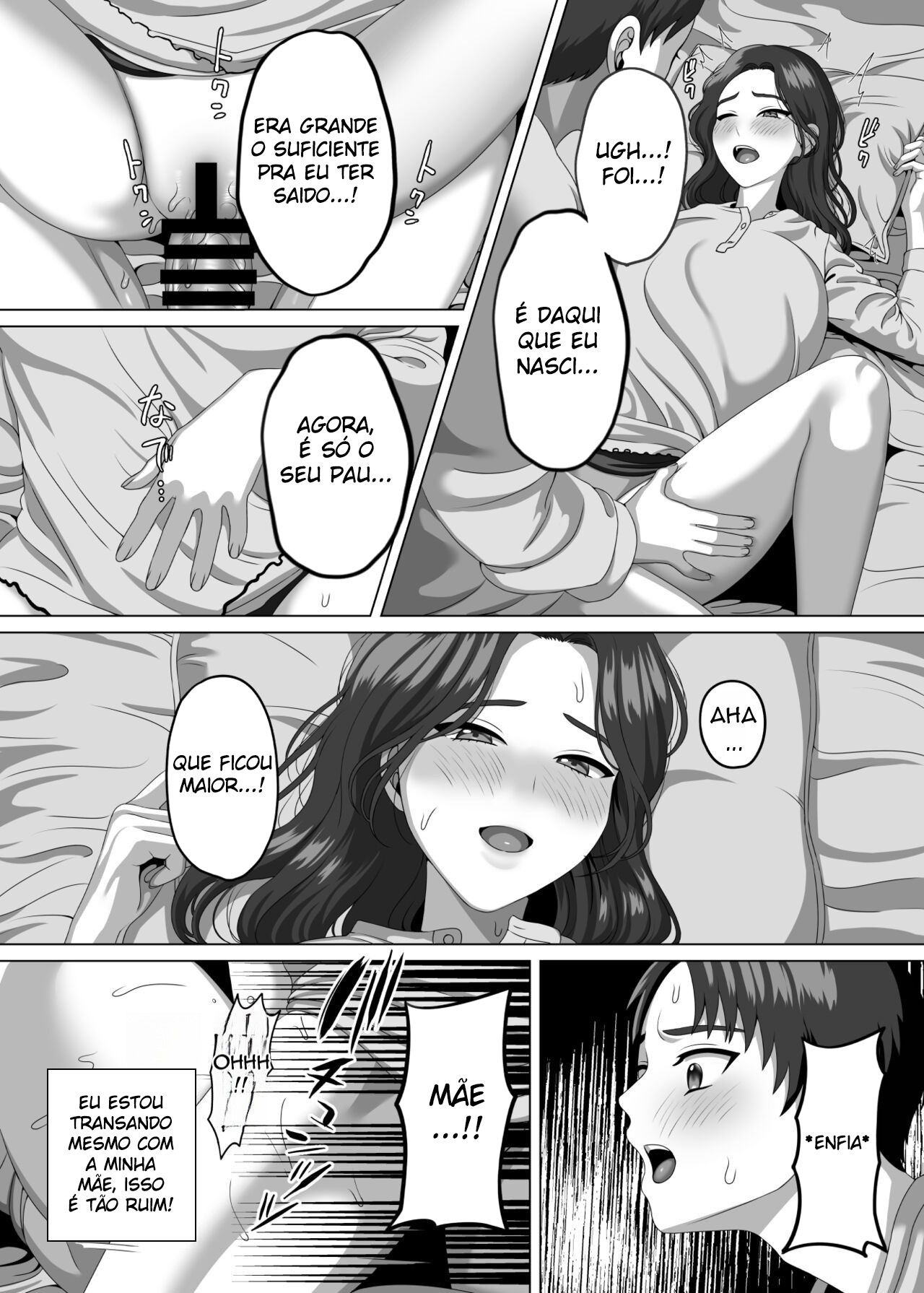 Uma Mãe Fica Excitada Com a Ereção Matinal do Filho - Page 31