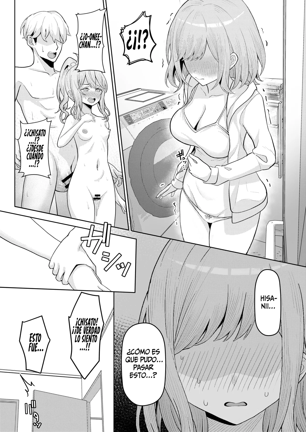 Chichi no Saikon de Doukyo suru Koto ni Natta Gibo no Gijou Shimai to Kawarugawaru Sex shite shimatta Hon - Page 32