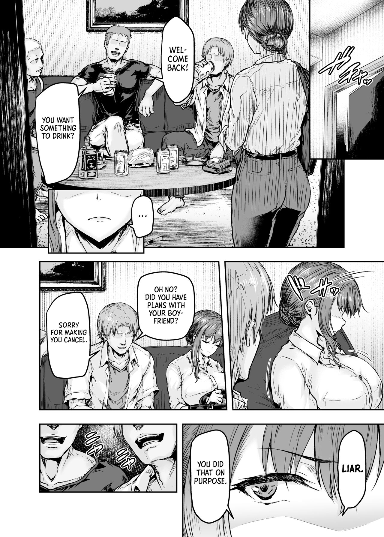 Watashi… Kaerare Chaimashita. -AroThir OL ga Yarichin Daigakusei-tachi no Chinpo ni Dohamari suru made- - Page 34