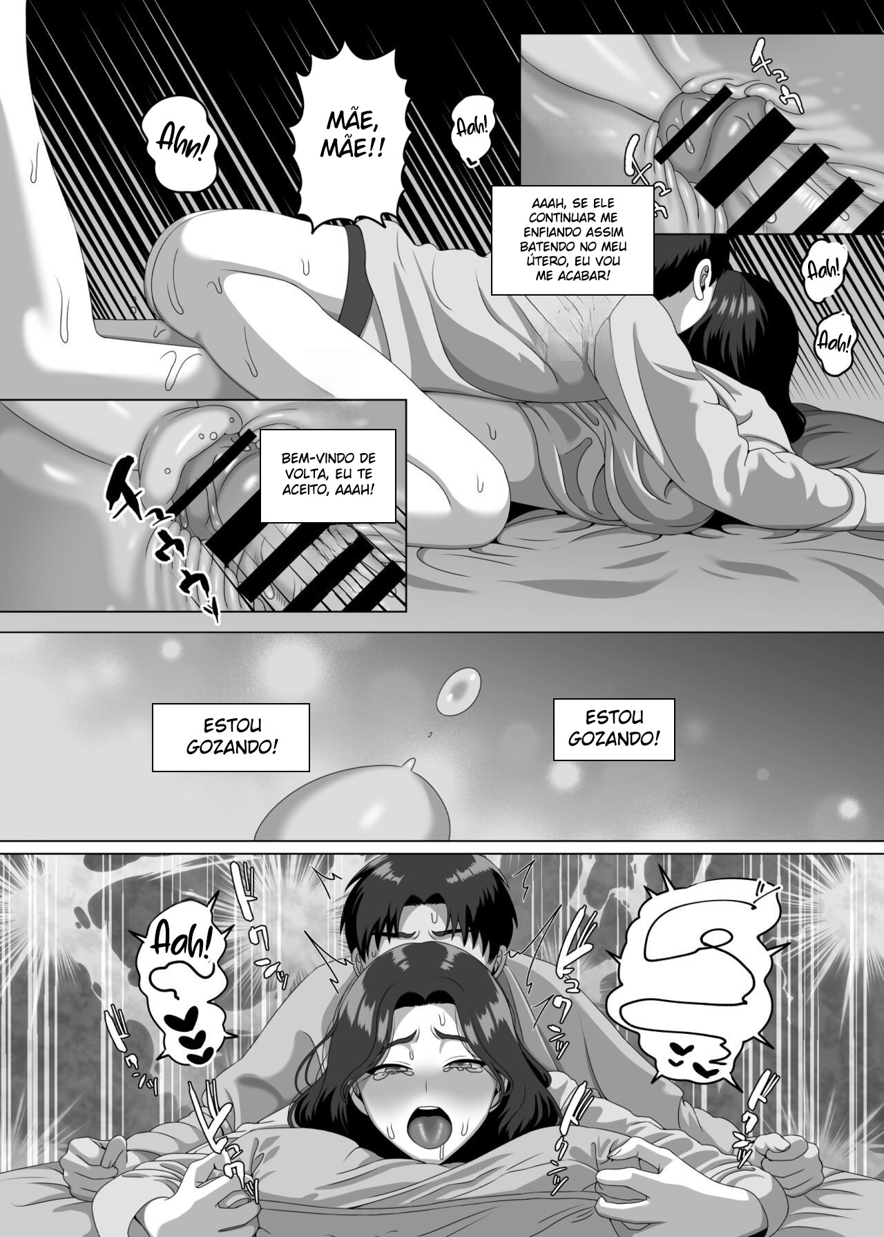 Uma Mãe Fica Excitada Com a Ereção Matinal do Filho - Page 39