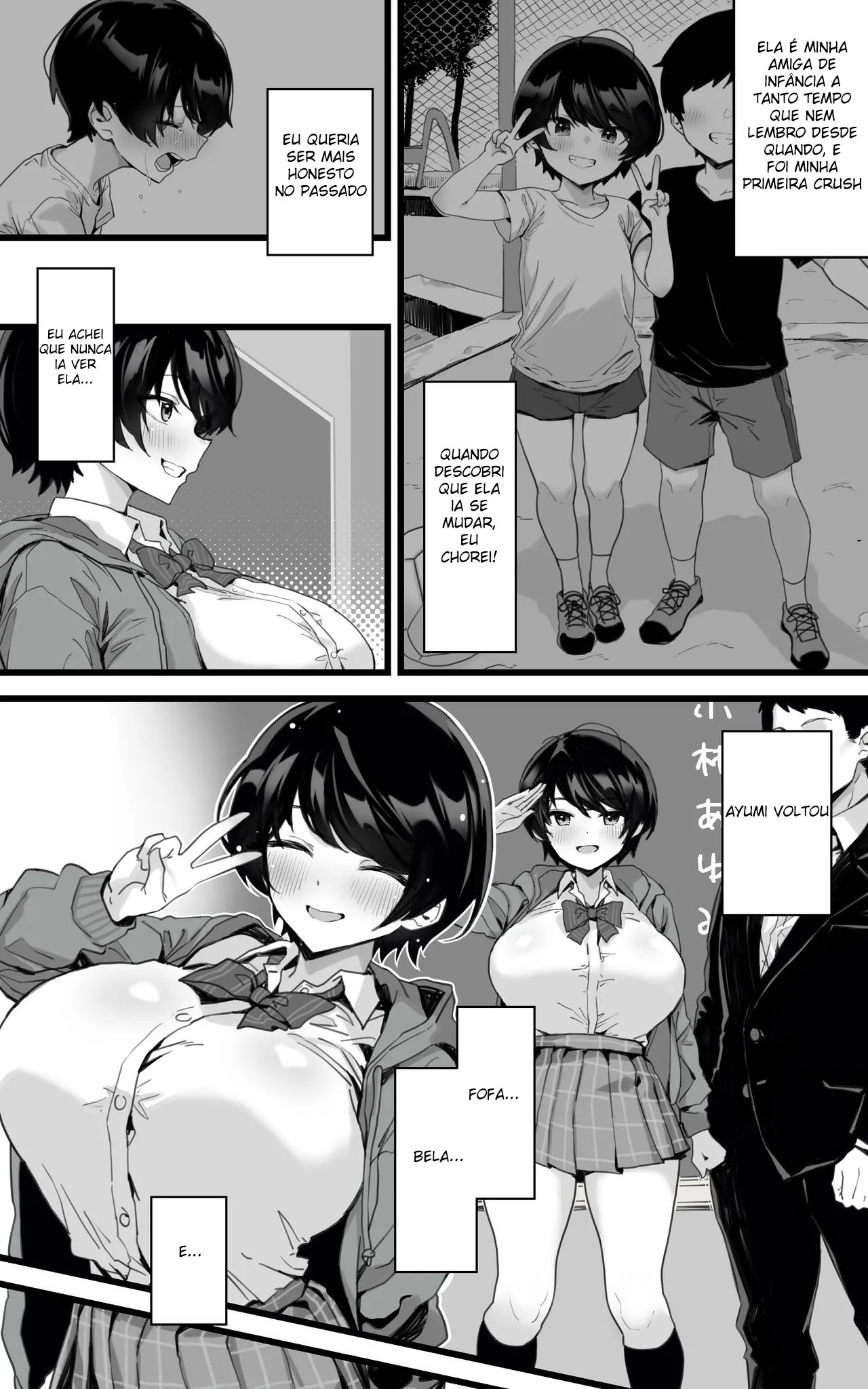Beijos Profundos Com Minha Amiga de Infância Boazuda ~ Gozando Dentro da Buceta Macia e Raspada Dela ~ - Page 4
