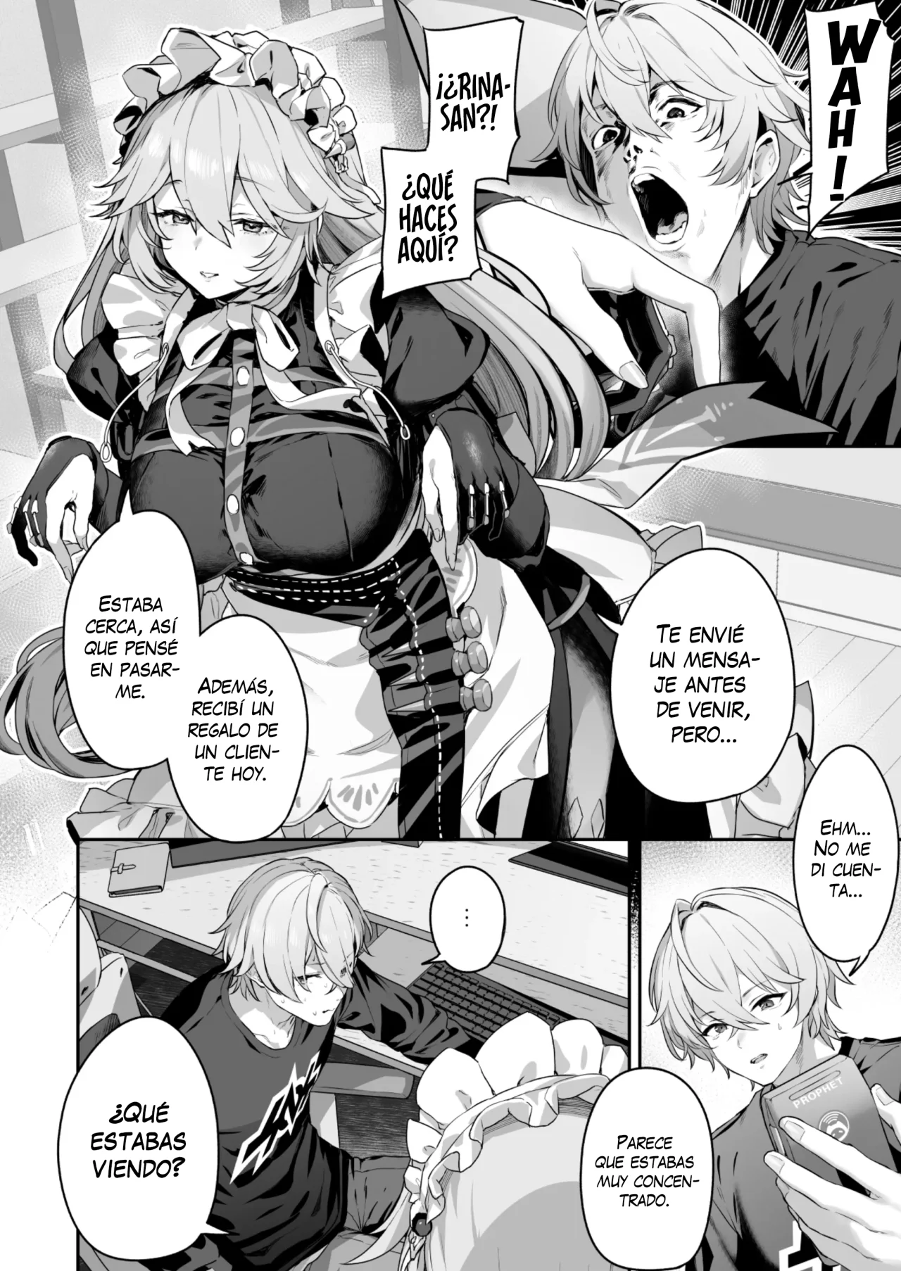 Maid-chou Rina no Tokubetsu Ura Service | Los Secretos y Especiales Servicios de la Jefa de Sirvientas Lina - Page 4
