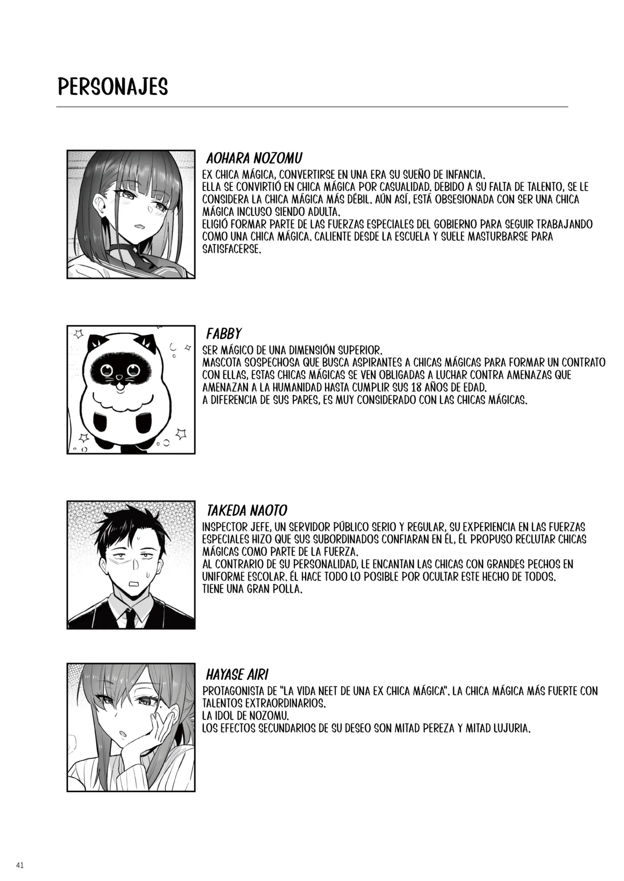Moto Mahou Shoujo no Shigoto Hanashi Ao Zenjitsutan | El Trabajo De La Ex Chica Mágica Azul ~Prologo~ - Page 40