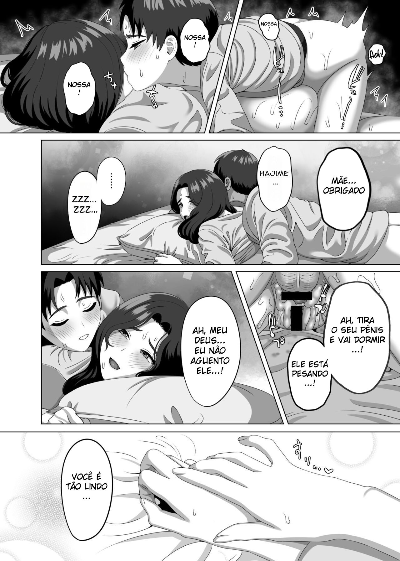 Uma Mãe Fica Excitada Com a Ereção Matinal do Filho - Page 41