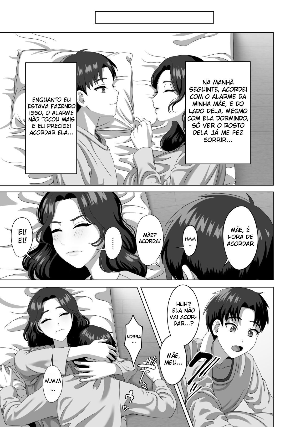 Uma Mãe Fica Excitada Com a Ereção Matinal do Filho - Page 42