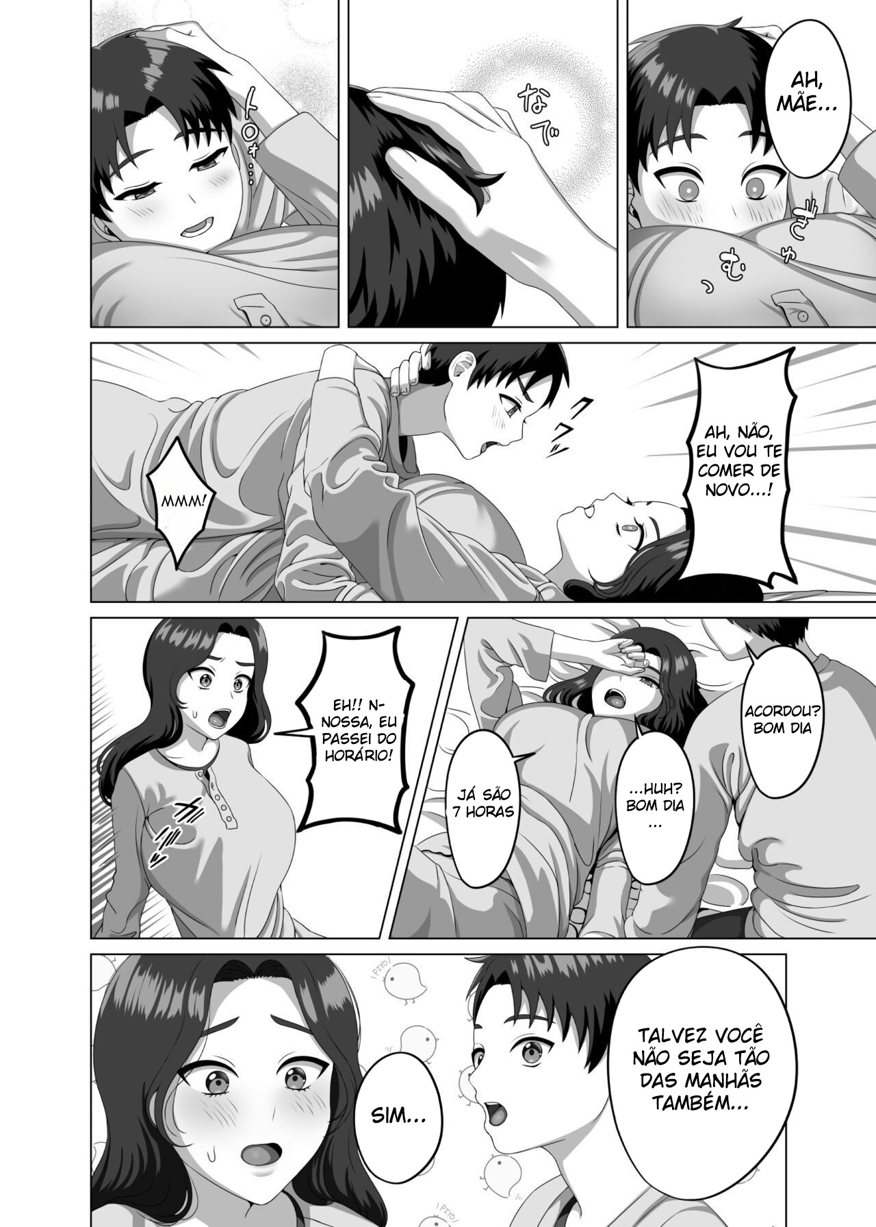 Uma Mãe Fica Excitada Com a Ereção Matinal do Filho - Page 43