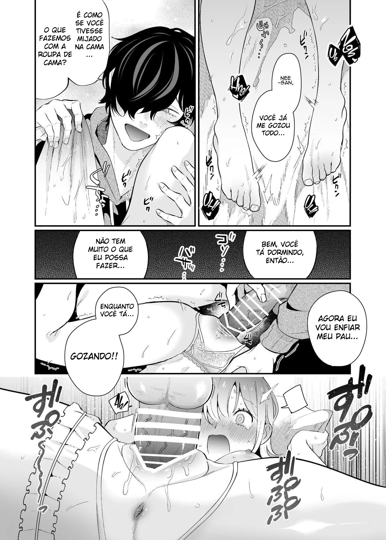 Sexo Sonâmbulo Com Meu Meio-Irmão Louco - Page 43