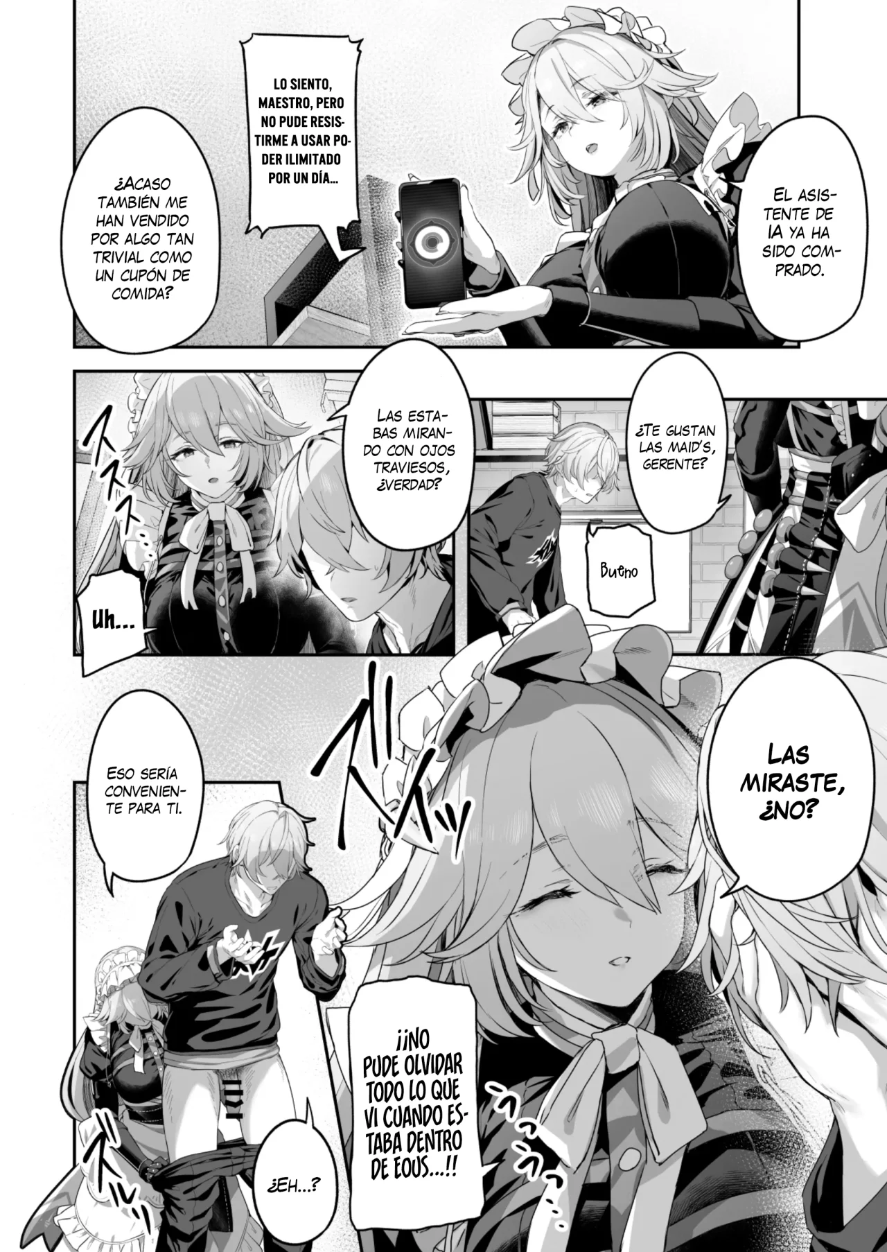 Maid-chou Rina no Tokubetsu Ura Service | Los Secretos y Especiales Servicios de la Jefa de Sirvientas Lina - Page 6