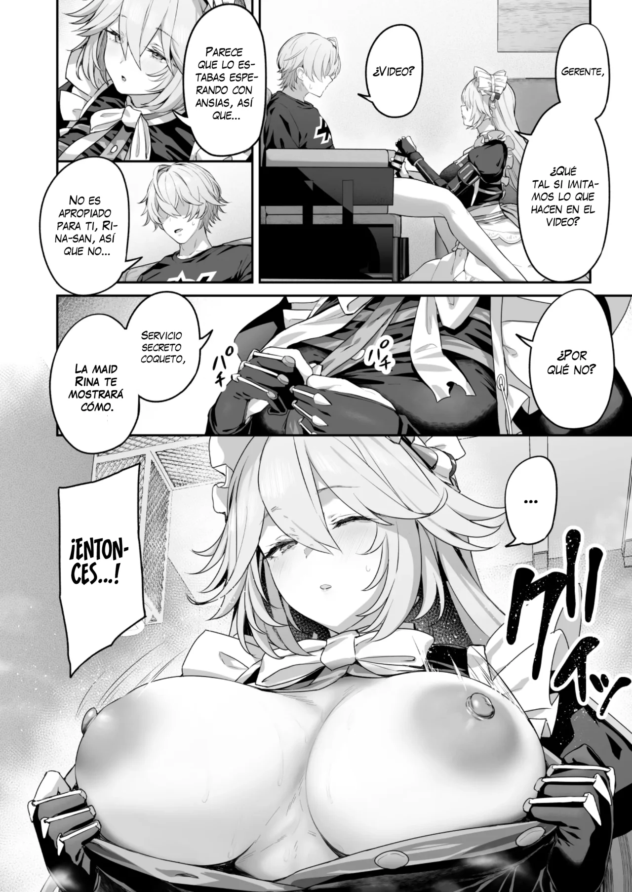 Maid-chou Rina no Tokubetsu Ura Service | Los Secretos y Especiales Servicios de la Jefa de Sirvientas Lina - Page 8