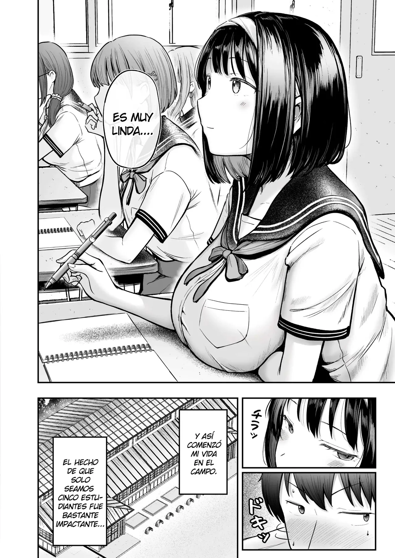 Tenkou Saki no Do-Inaka de Class no Kanojyo Kouho Tachi ga Zenin Hatsujyouki Sugiru | Regresé a Vivir al Campo, y en la Escuela, Todas las Chicas de mi Clase Están Cachondas - Page 9
