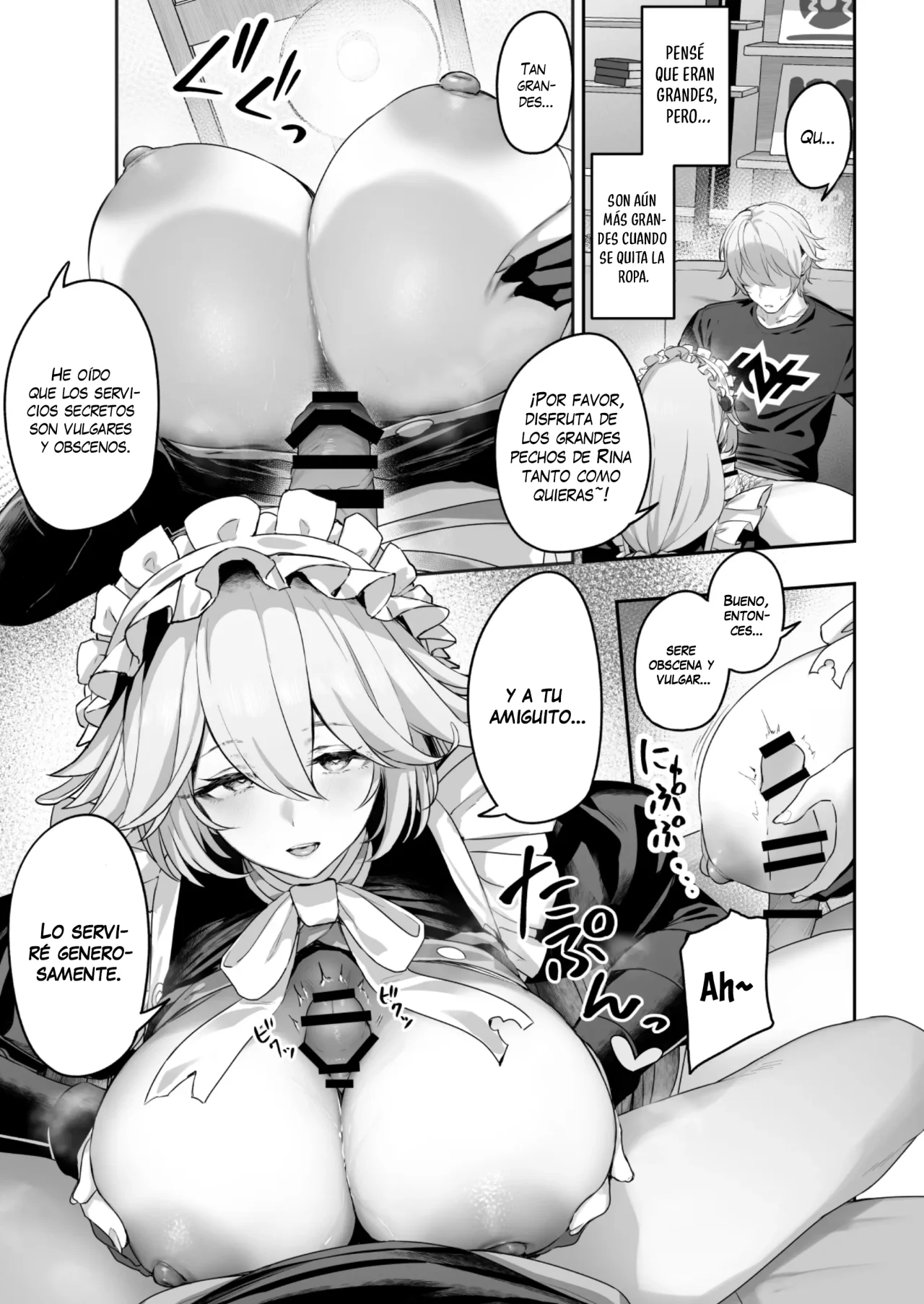 Maid-chou Rina no Tokubetsu Ura Service | Los Secretos y Especiales Servicios de la Jefa de Sirvientas Lina - Page 9