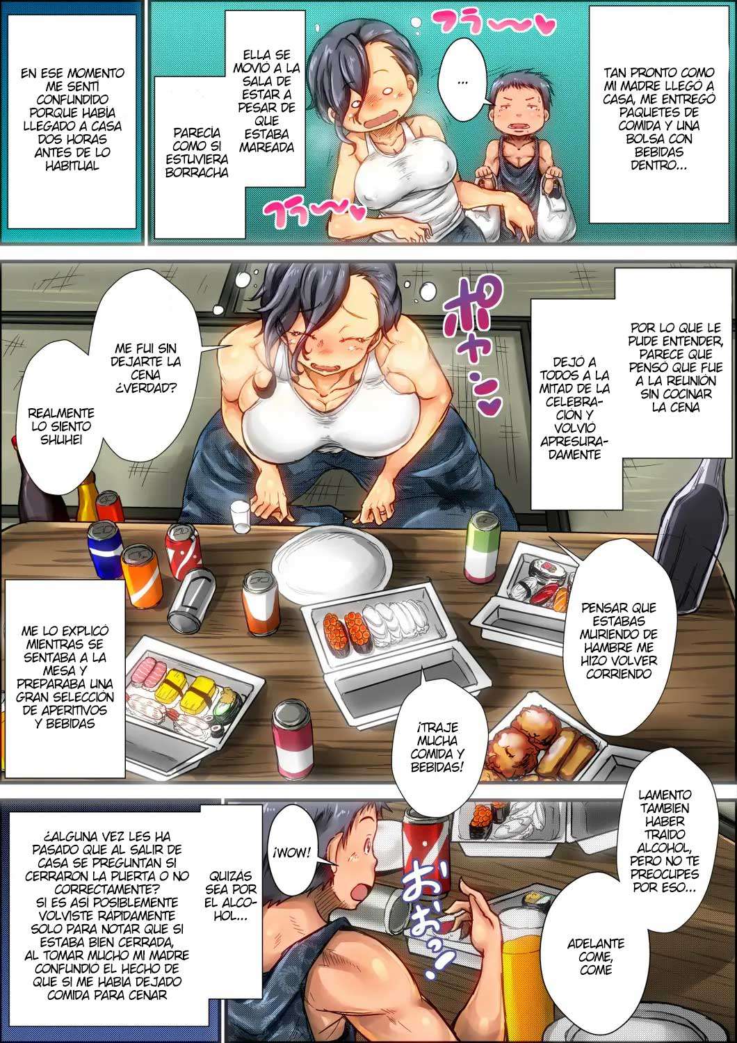 Boku ga Deisui Joutai no Hahaoya o Okashita Toki no Hanashi. | La historia de cuando violé a mi madre mientras estaba borracha. - Page 9