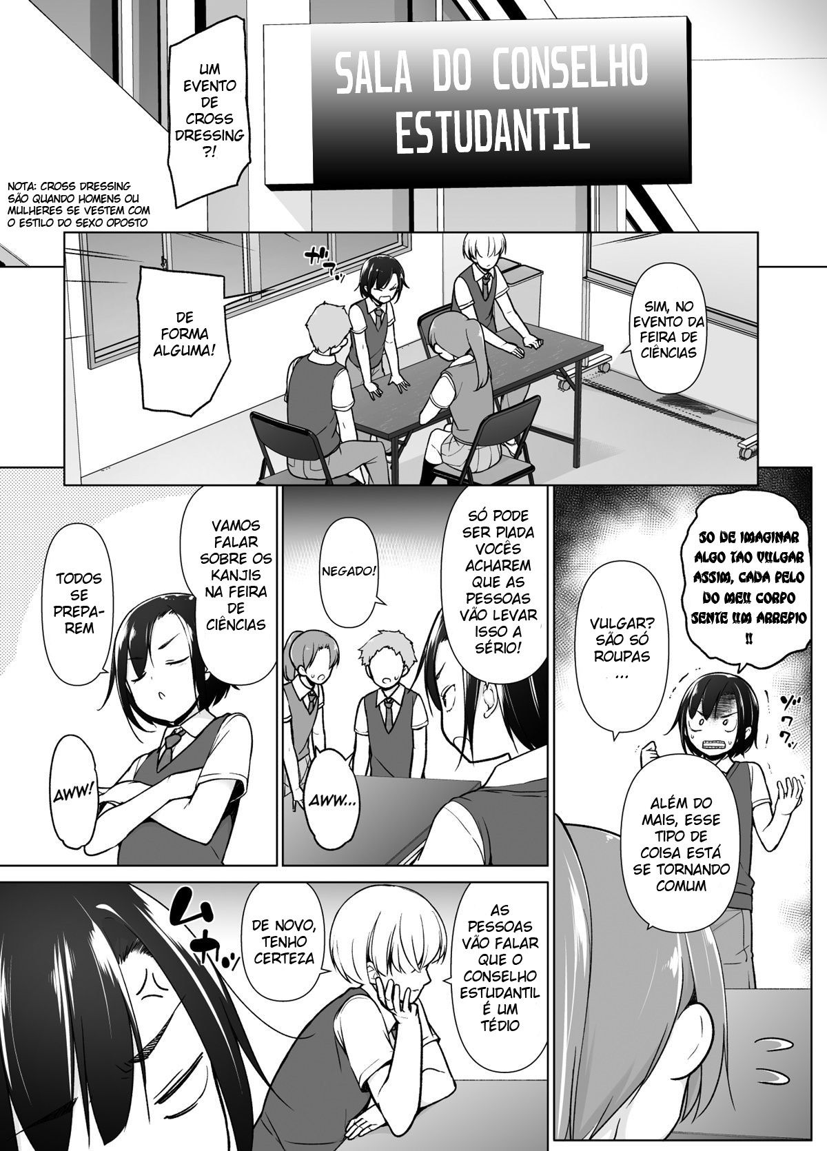 Se o Presidente Arrogante do Conselho Estudantil se Vestisse de Mulher - Page 3