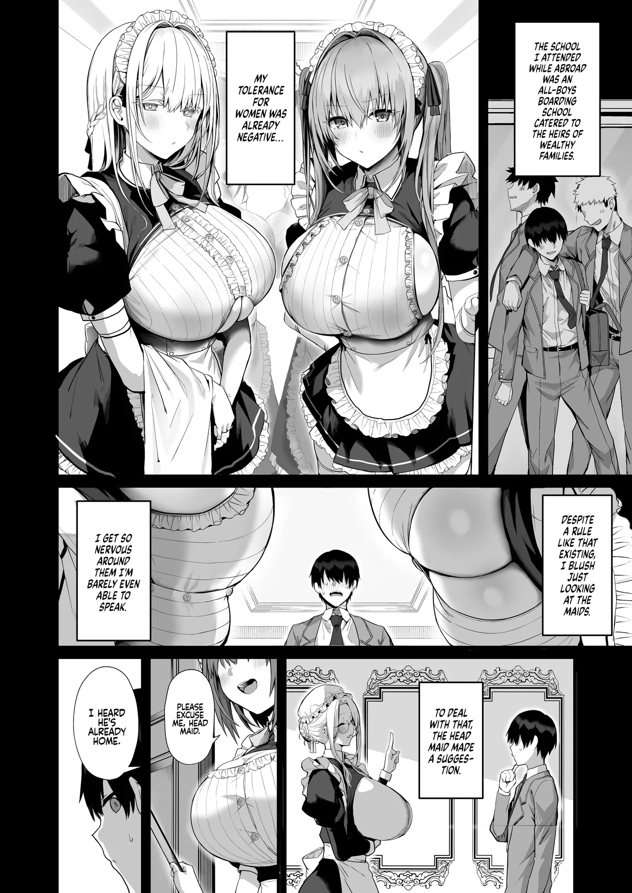 Love Maid -Yasashikute Amaama na Kyonyuu Ero Maid San to SEX Shimakuru Ohanashi- | Love Maid – A Story about having lots of Sex with a Sweet, Super-loving Big-breasted Sexy Maid - Page 9