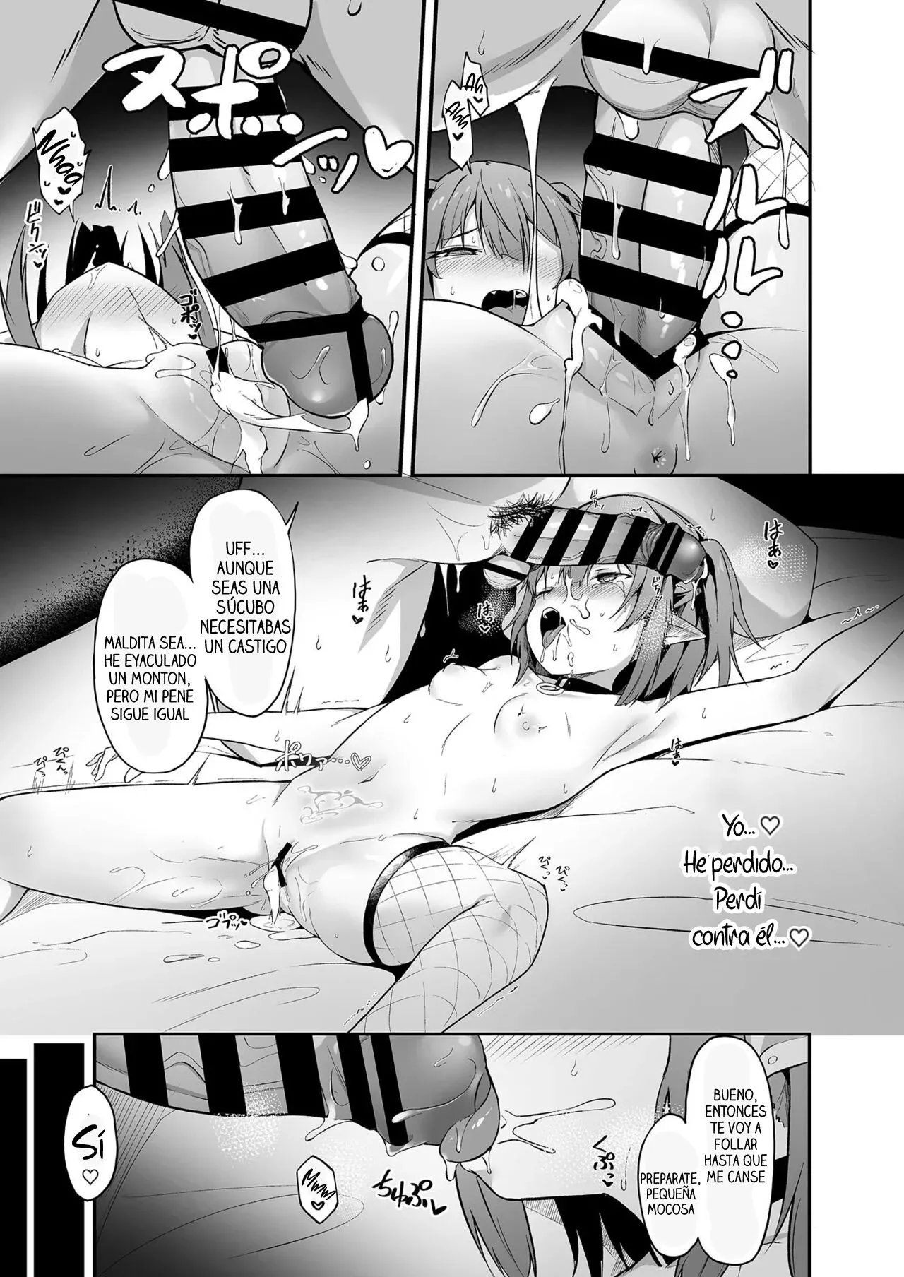 Succubus ga Oji-san ni Wakaraserareru Hanashi | Una Historia Sobre una Súcubo a quien un Viejo le Enseña una Leccion - Page 25