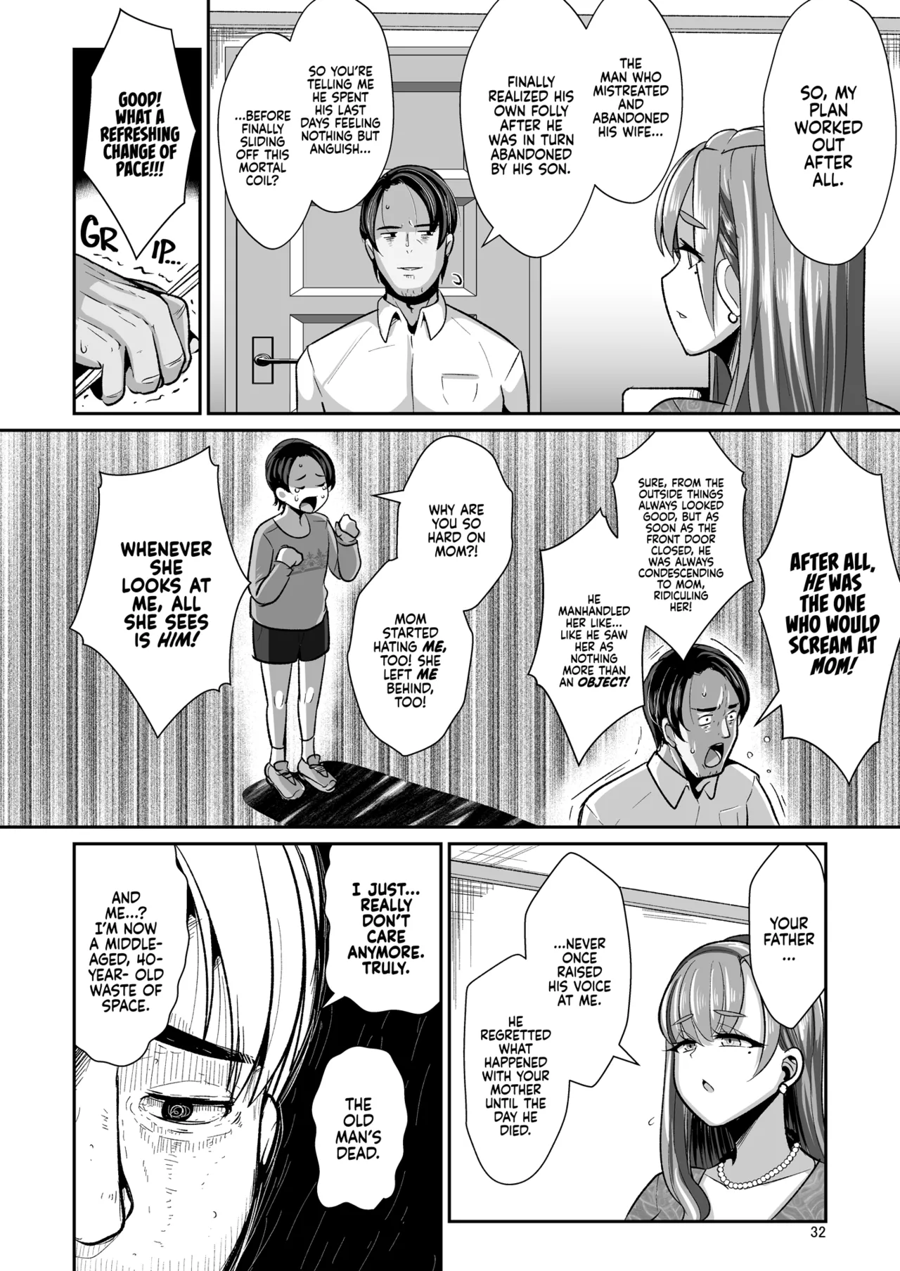 Yurufuwa Kyonyuu no Toshishita Mama to Aisaretakatta Oji-san no Ore | Her, My Younger Well-Endowed Stepmom, and Me, a Sill Old Guy Who’s Only Ever Wanted to Be Loved - Page 34