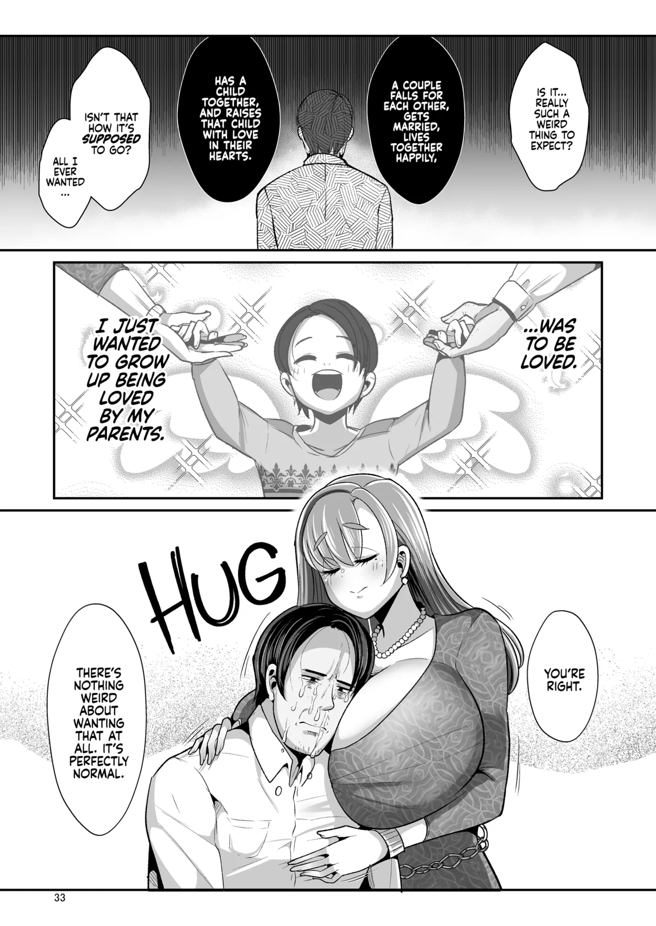 Yurufuwa Kyonyuu no Toshishita Mama to Aisaretakatta Oji-san no Ore | Her, My Younger Well-Endowed Stepmom, and Me, a Sill Old Guy Who’s Only Ever Wanted to Be Loved - Page 35
