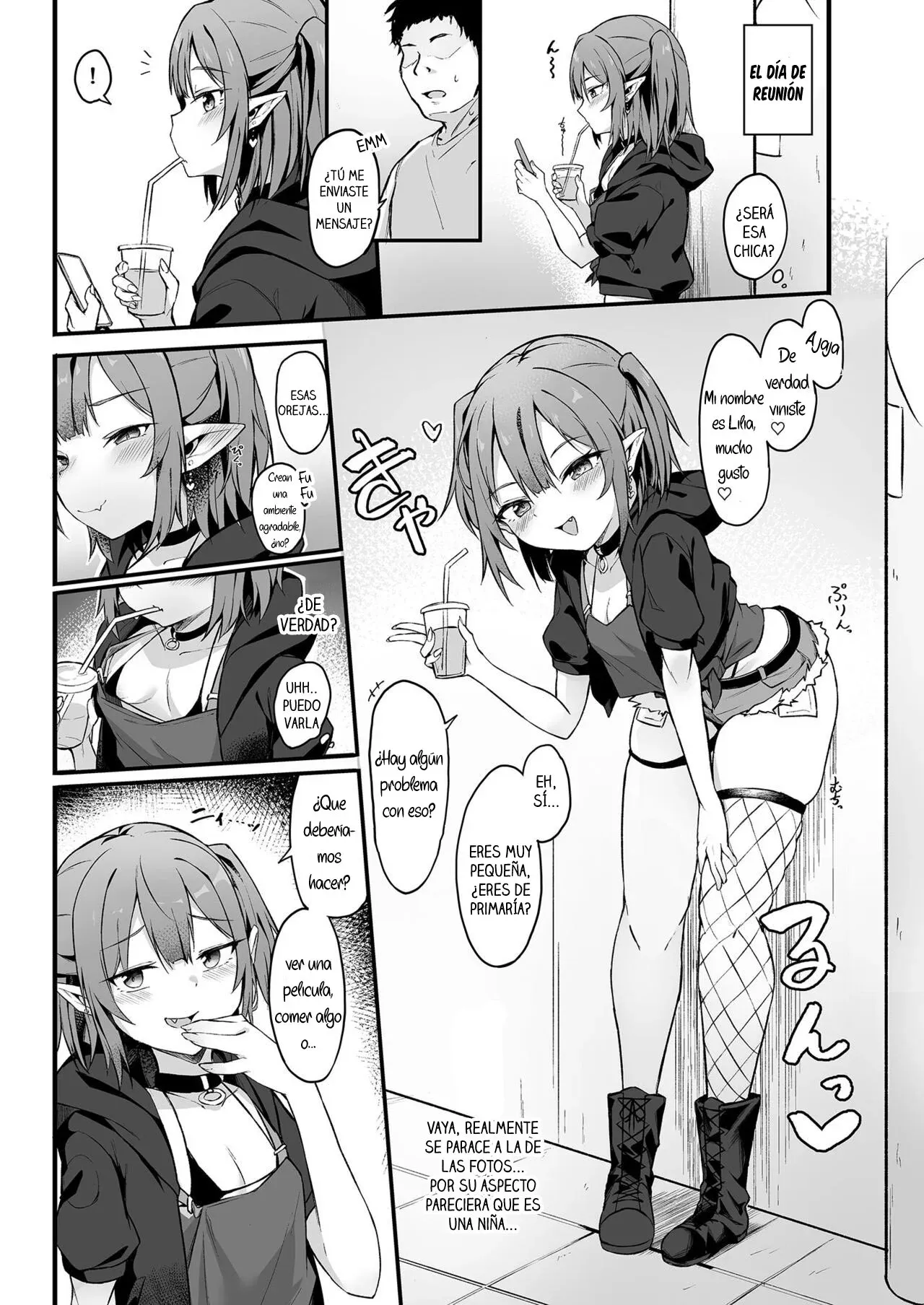Succubus ga Oji-san ni Wakaraserareru Hanashi | Una Historia Sobre una Súcubo a quien un Viejo le Enseña una Leccion - Page 5