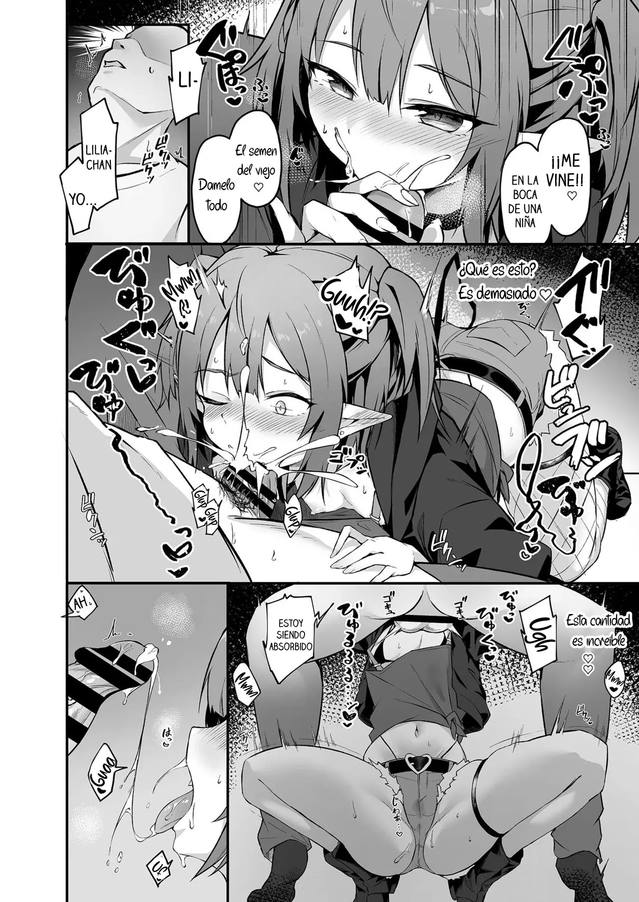Succubus ga Oji-san ni Wakaraserareru Hanashi | Una Historia Sobre una Súcubo a quien un Viejo le Enseña una Leccion - Page 8