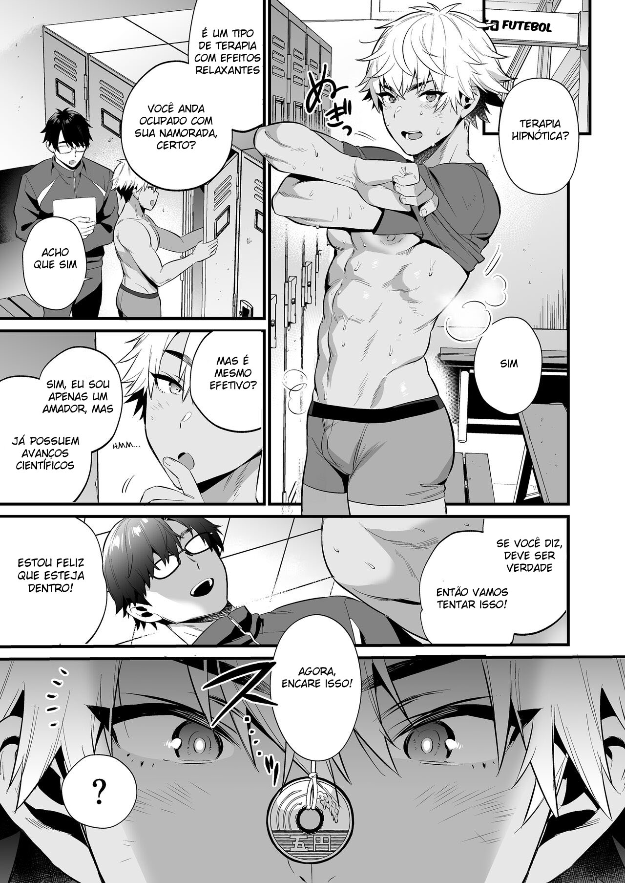 Hipnotizando Meu Amigo de Infância Hetero e Comprometido - Page 8