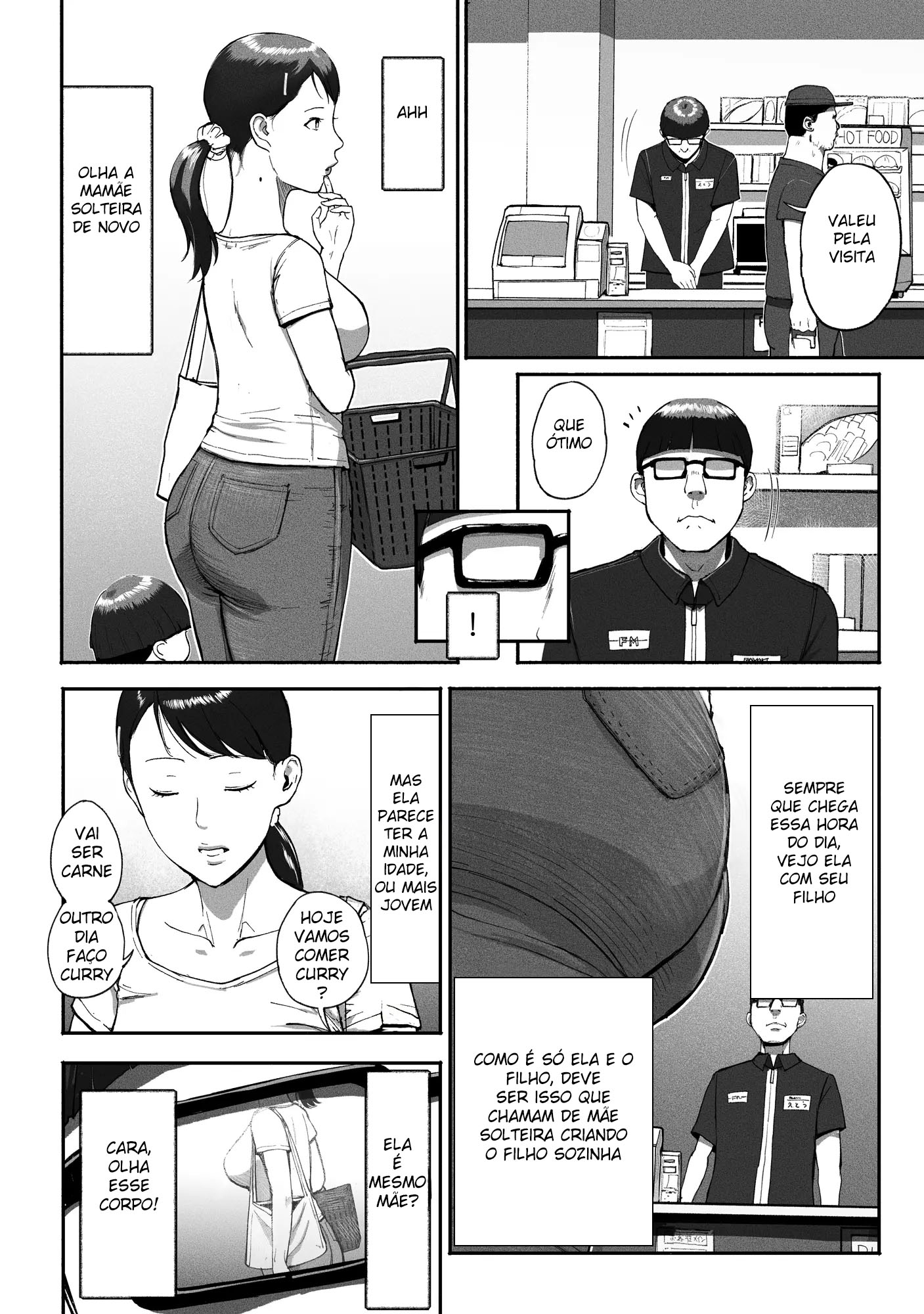Mãe Solteira Fazendo Sexo Compensado 2 - Page 3