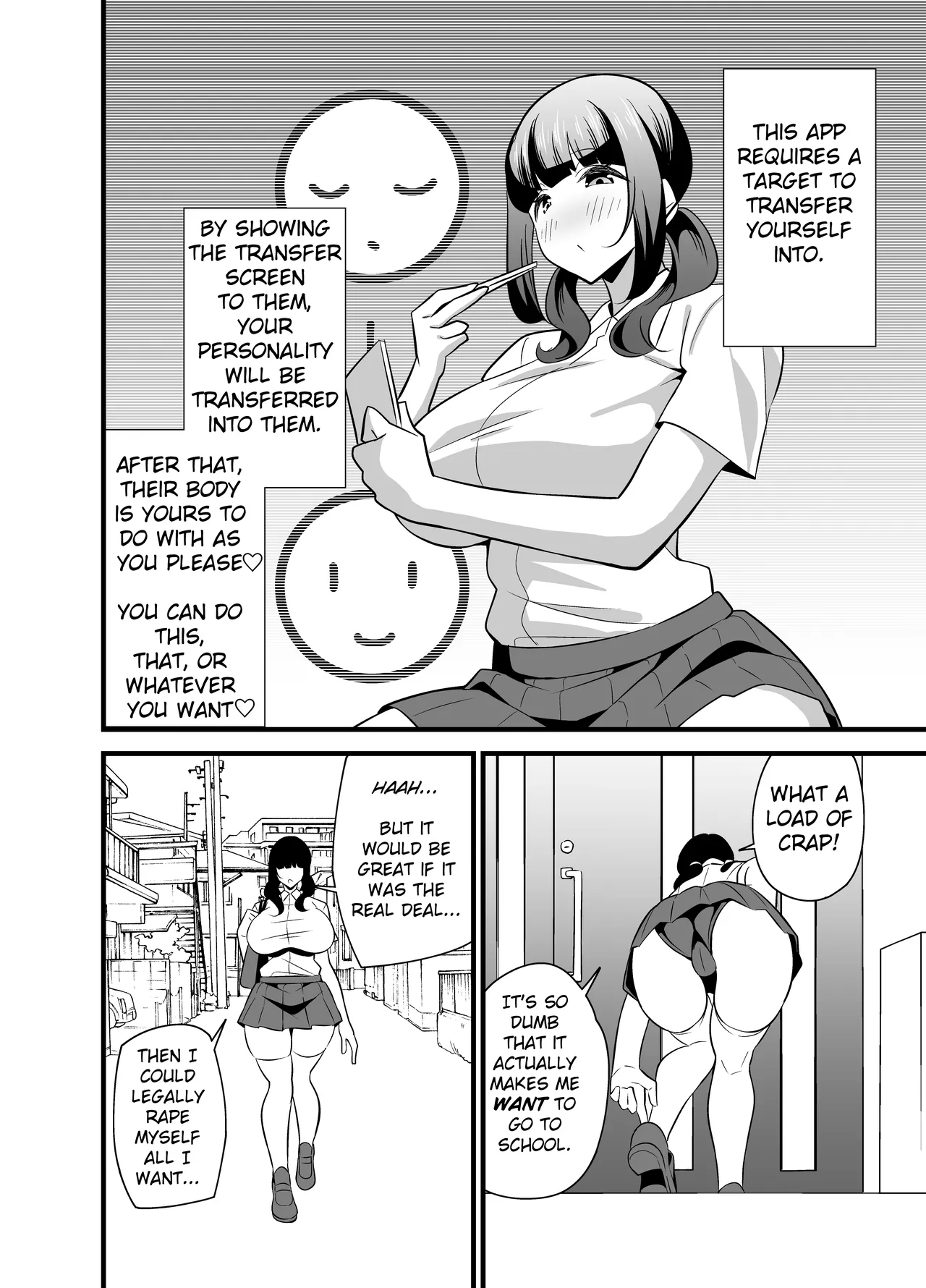 Jibun no Karada ga Dosukebe Sugiru node Appli de Oji-san no Karada o Nottotte Yaritai Houdai Shichaimashita | My Body is So Lewd That I Used an App to Possess an Old Guy and Do Whatever I Want To It! - Page 5